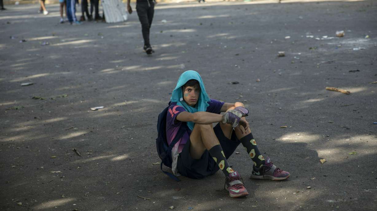 The Latest: Trump says 'repression' in Venezuela must end