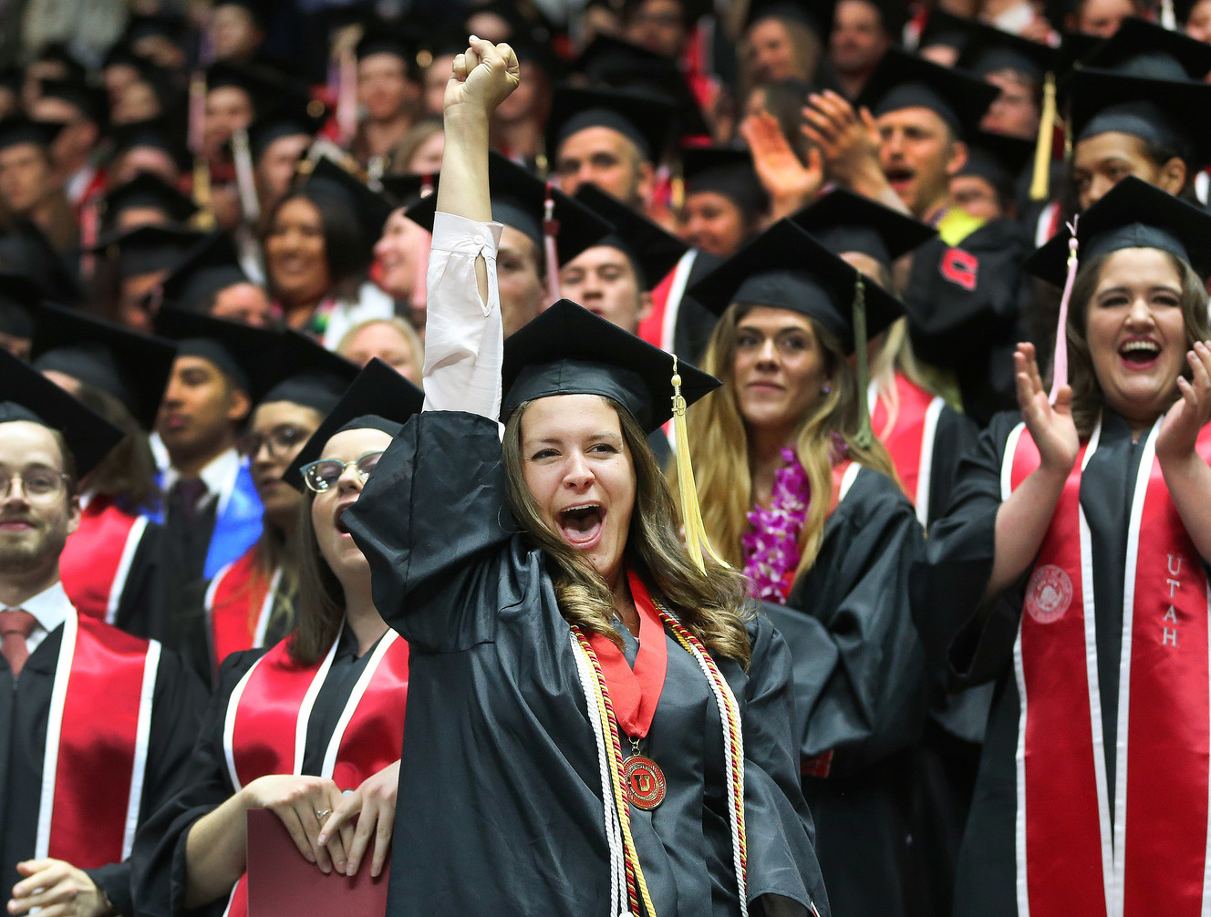 Rev. France Davis urges University of Utah's 8,465 grads to 'find a way to bring us together'