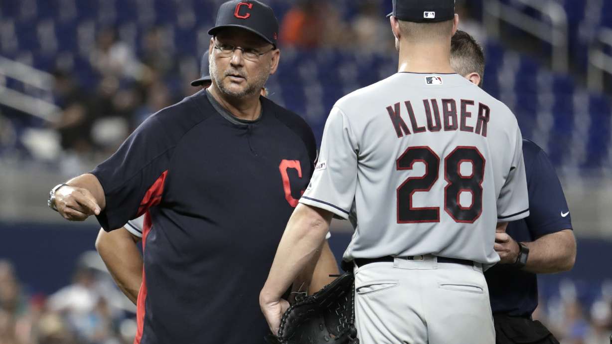 Indians put Kluber on injured list, star's return unclear