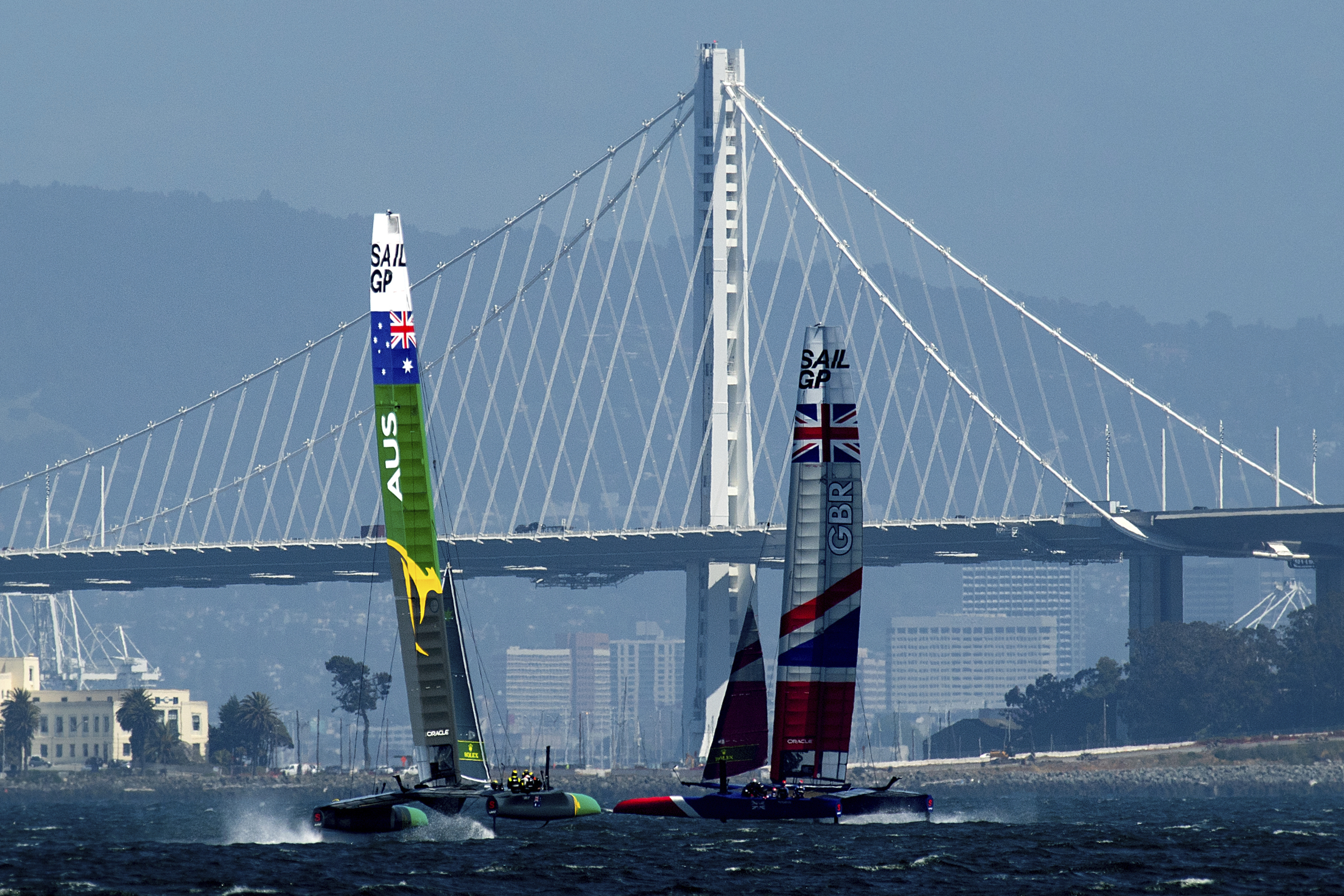 SailGP makes US debut on San Francisco Bay in F50 catamarans