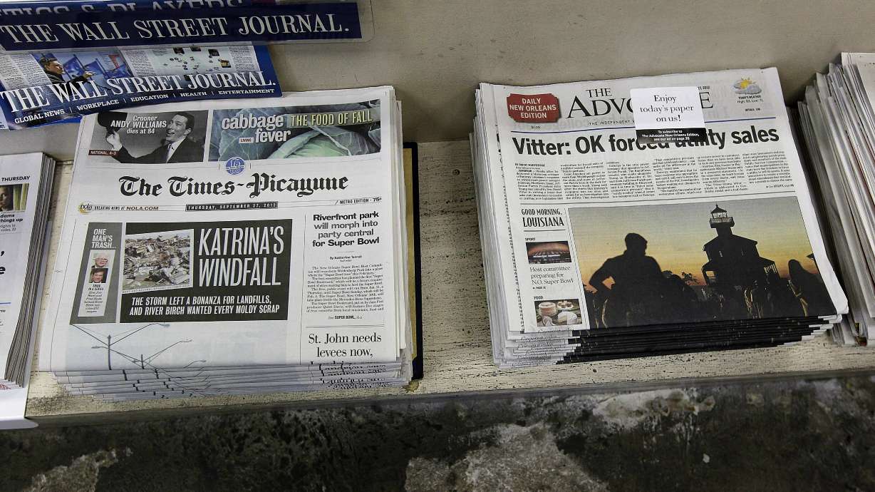 Shakeup shows resiliency of newspapers in New Orleans