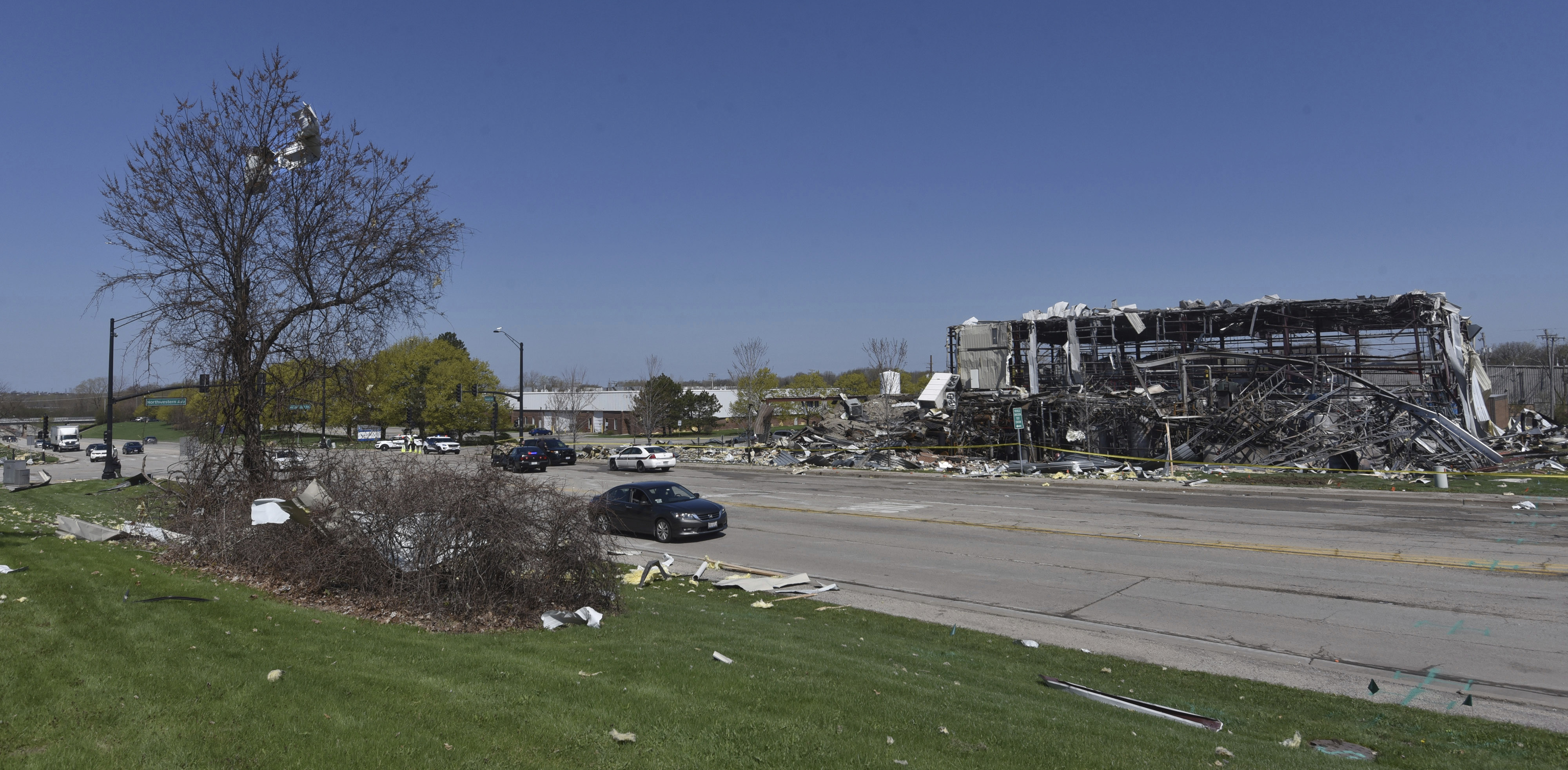 The Latest: Another body found in Illinois plant rubble