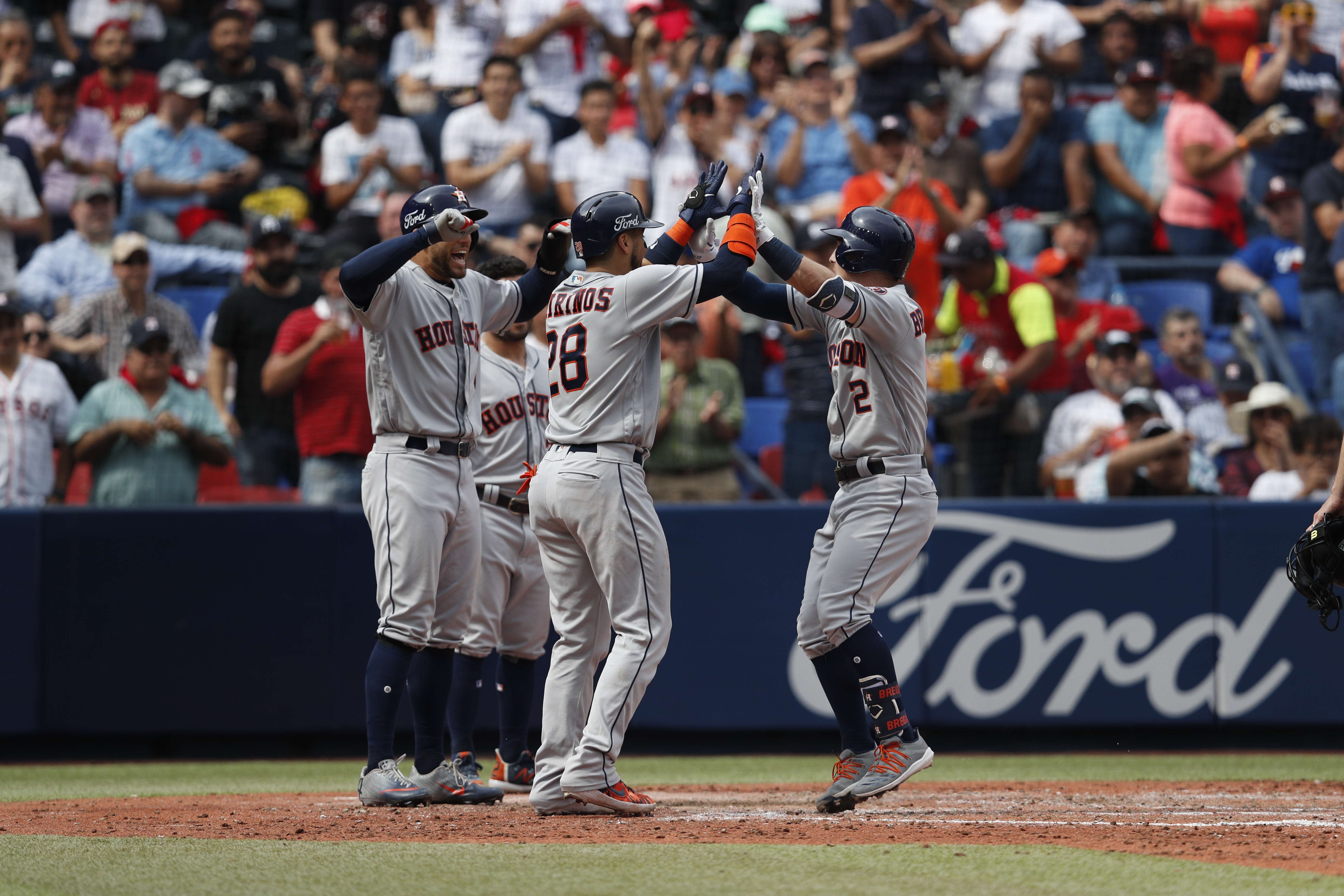 Bregman's grand slam powers Astros past Angels in Mexico