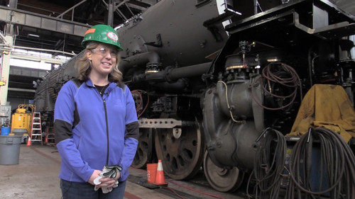 Union Pacific's Kristen South. Photo: KSL TV