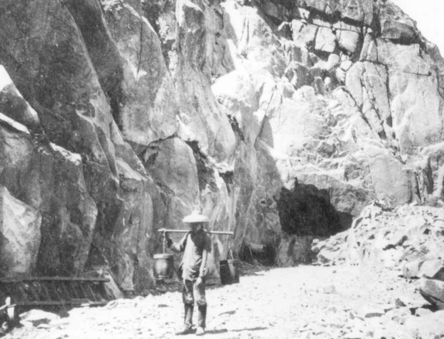A photo of a Chinese worker for the Central Pacific Railroad company taken in California sometime during the 1860s. (Photo: Utah State History)