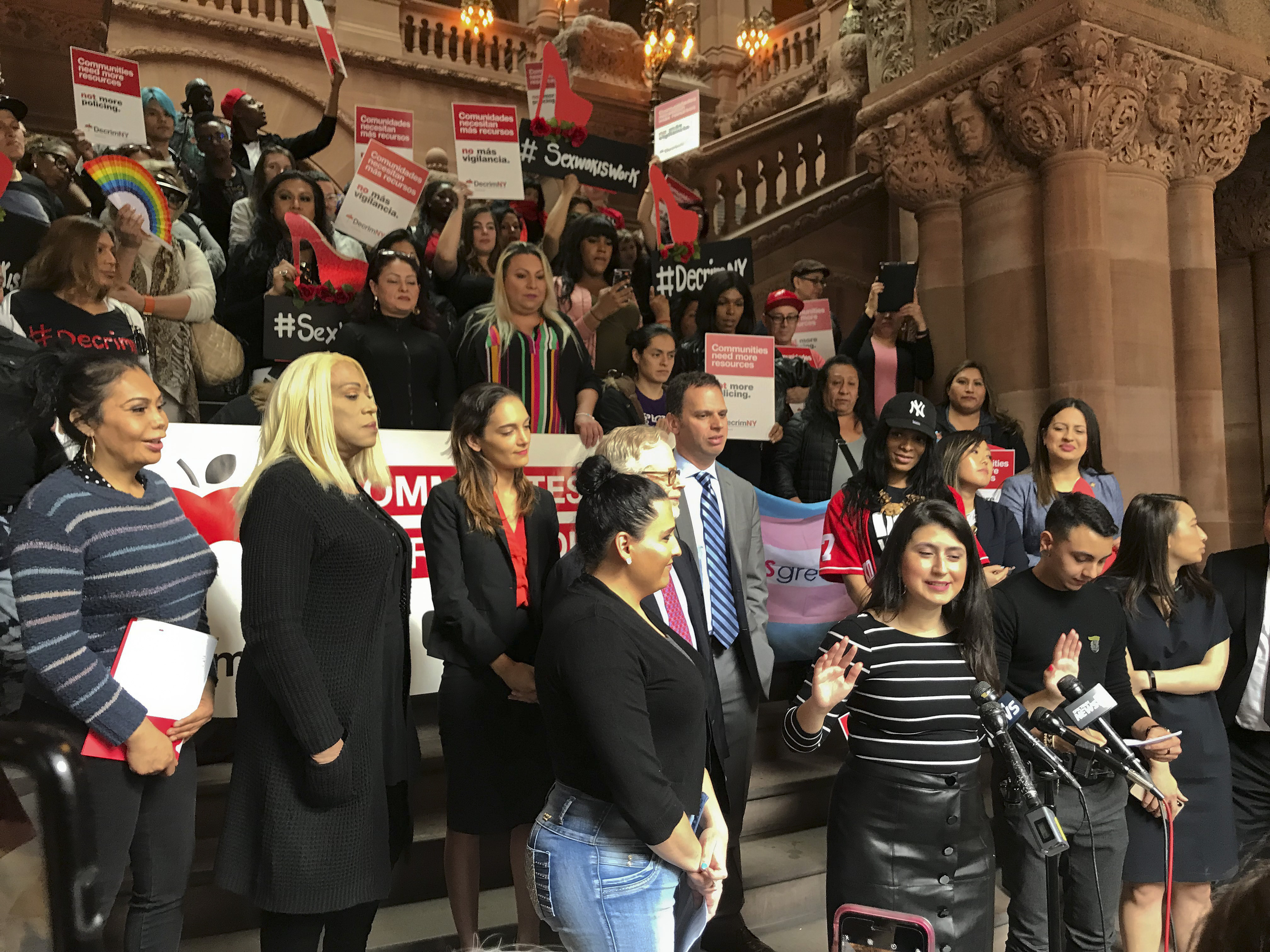 Sex workers seek end of 'walking while trans' loitering law
