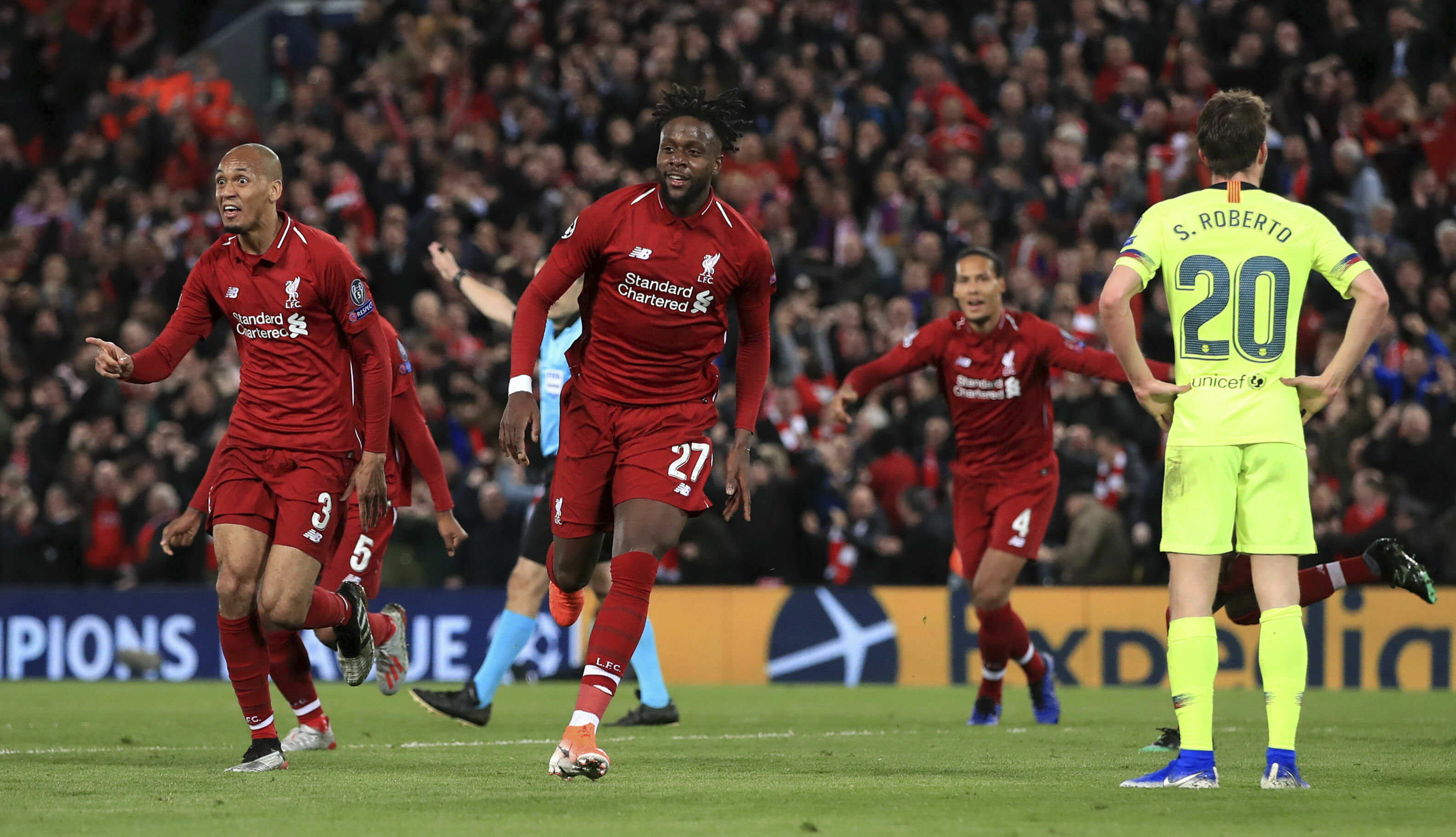 Liverpool stuns Barcelona 4-0 to reach CL final