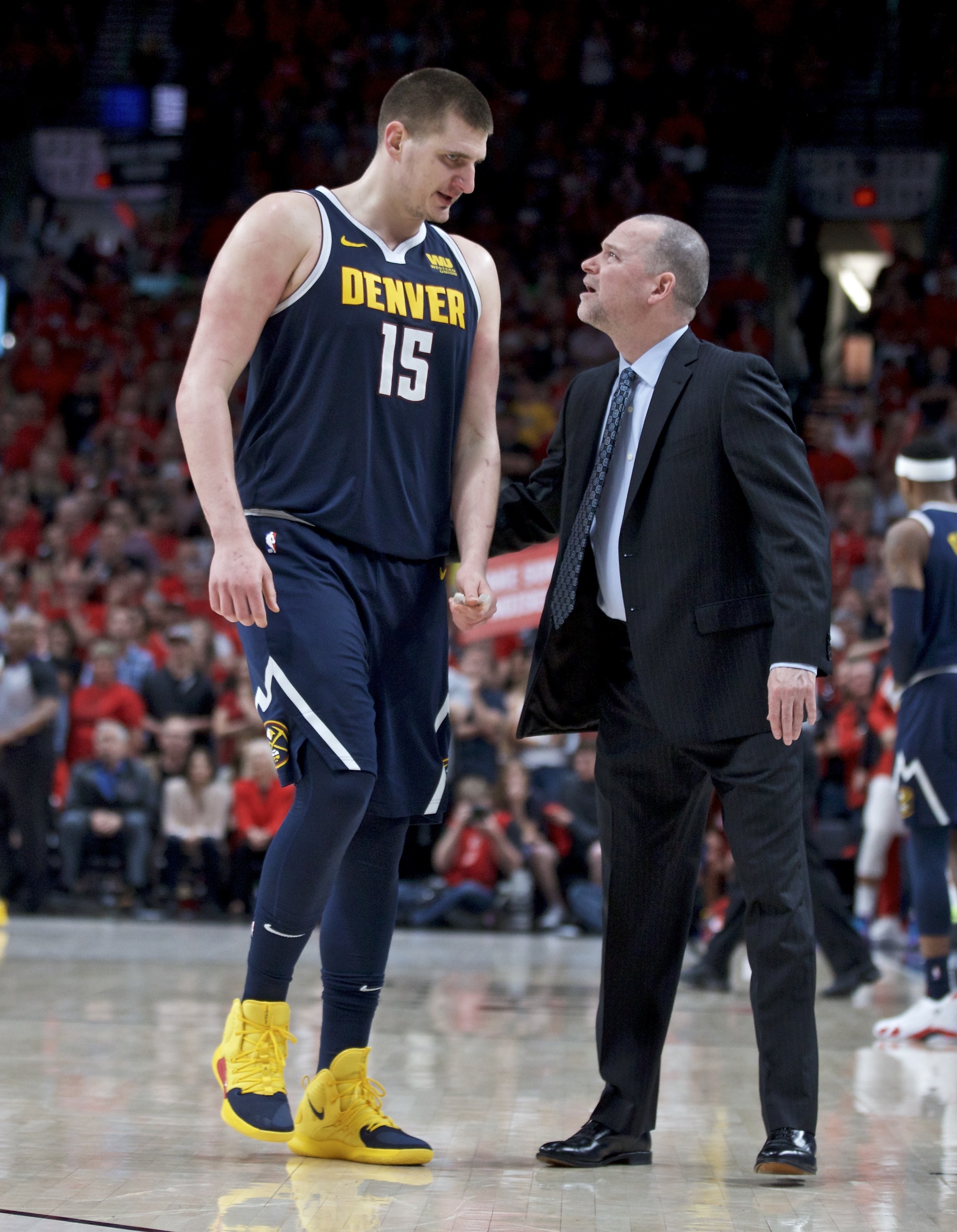 Malone coaches Game 5 with heavy heart after school shooting