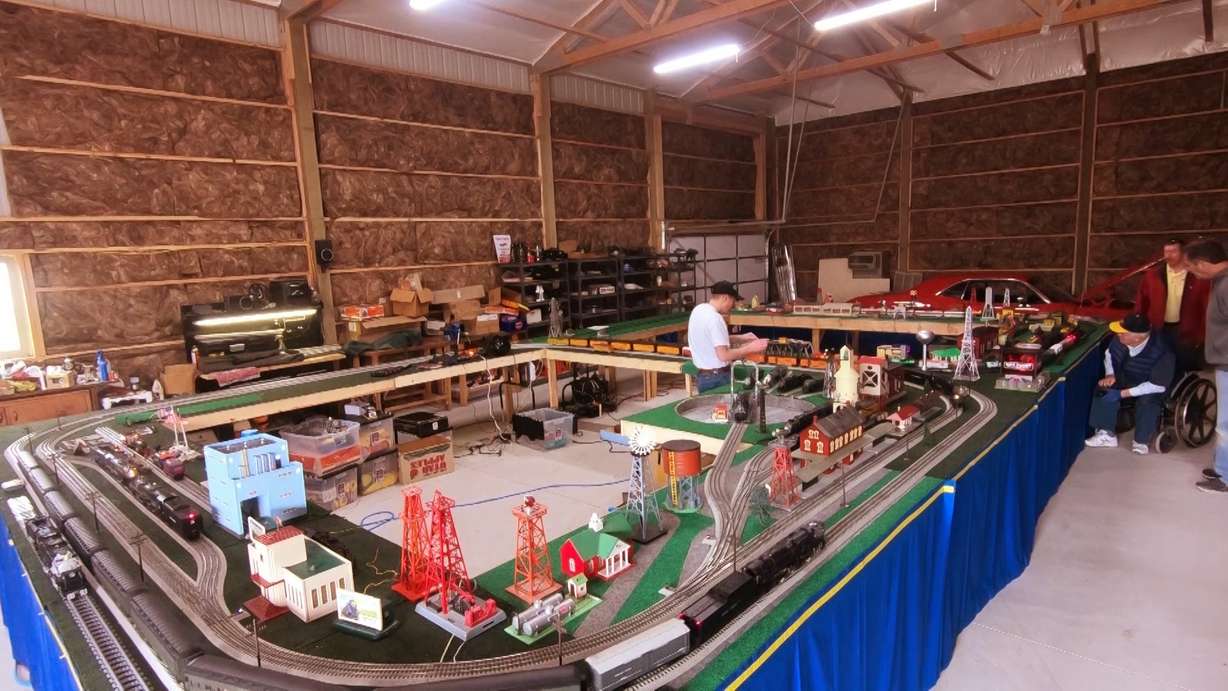 As Utah celebrates the 150th anniversary of the Golden Spike — the completion of the first transcontinental railroad — one group is taking it far more seriously than the rest of us. (Photo: KSL TV)