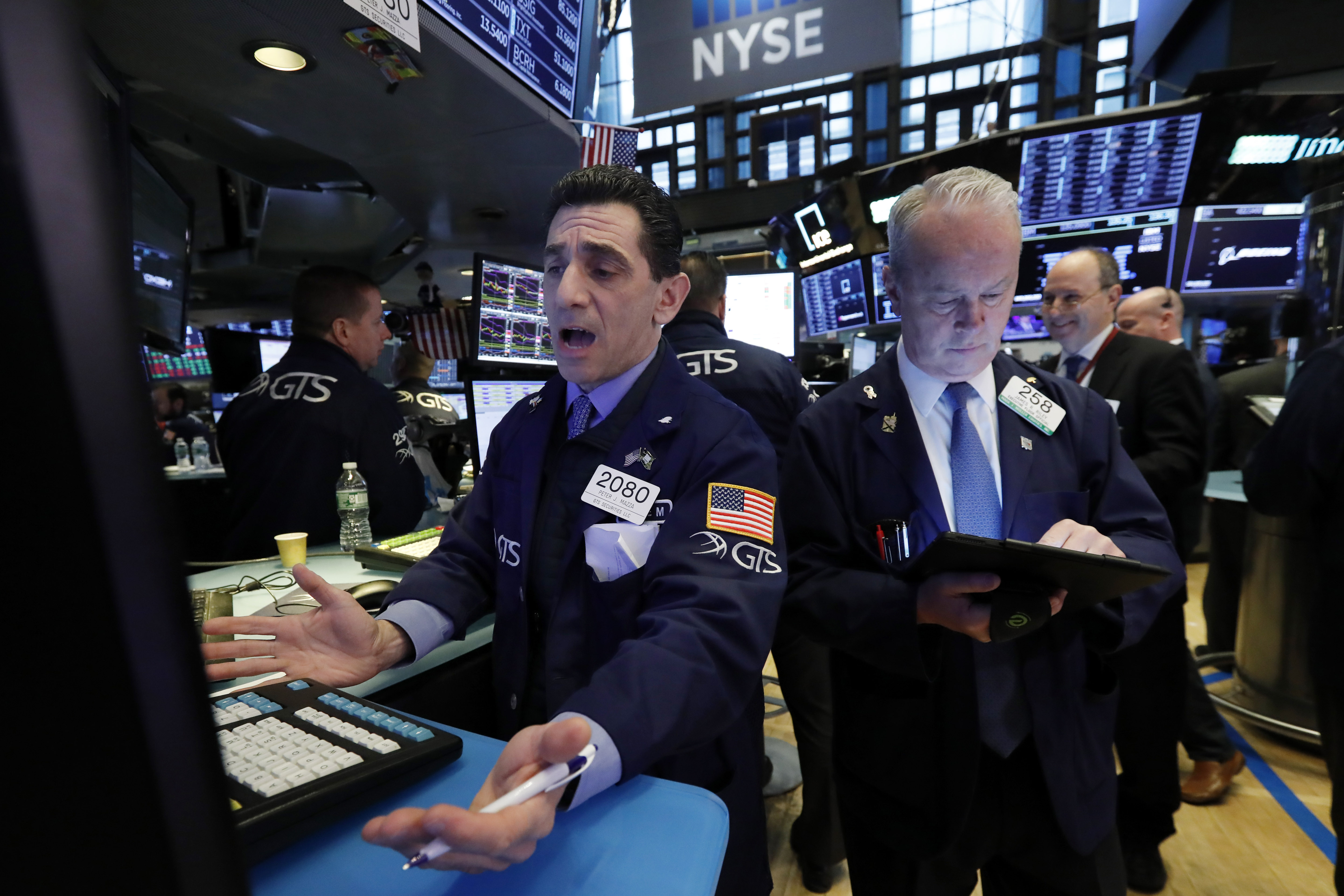 Markets Right Now: Late selling leaves stocks slightly lower