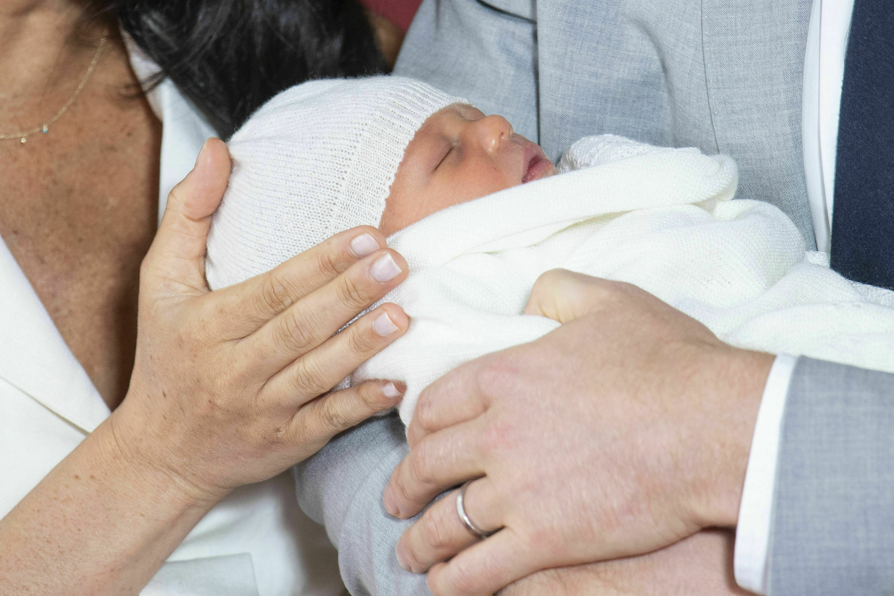 The Latest: Meghan, Harry name baby son Archie Harrison