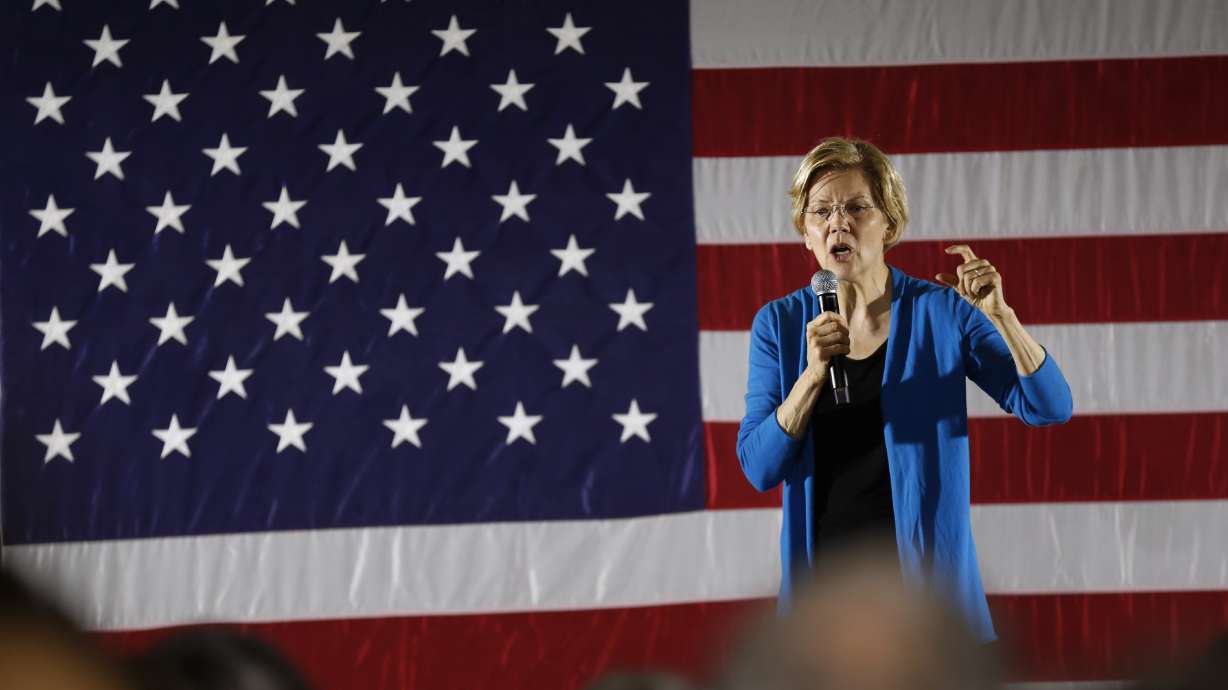 Warren finds 2020 footing selling policy with personal touch