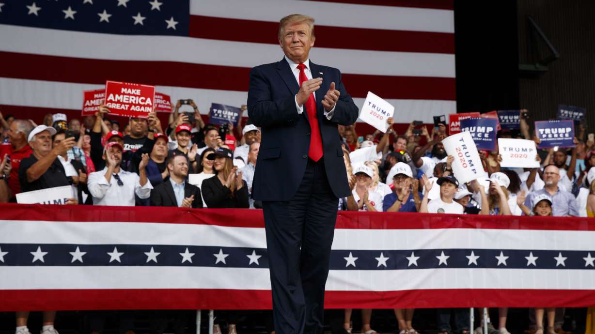 The Latest: Trump: Don't worry about US-China trade talks