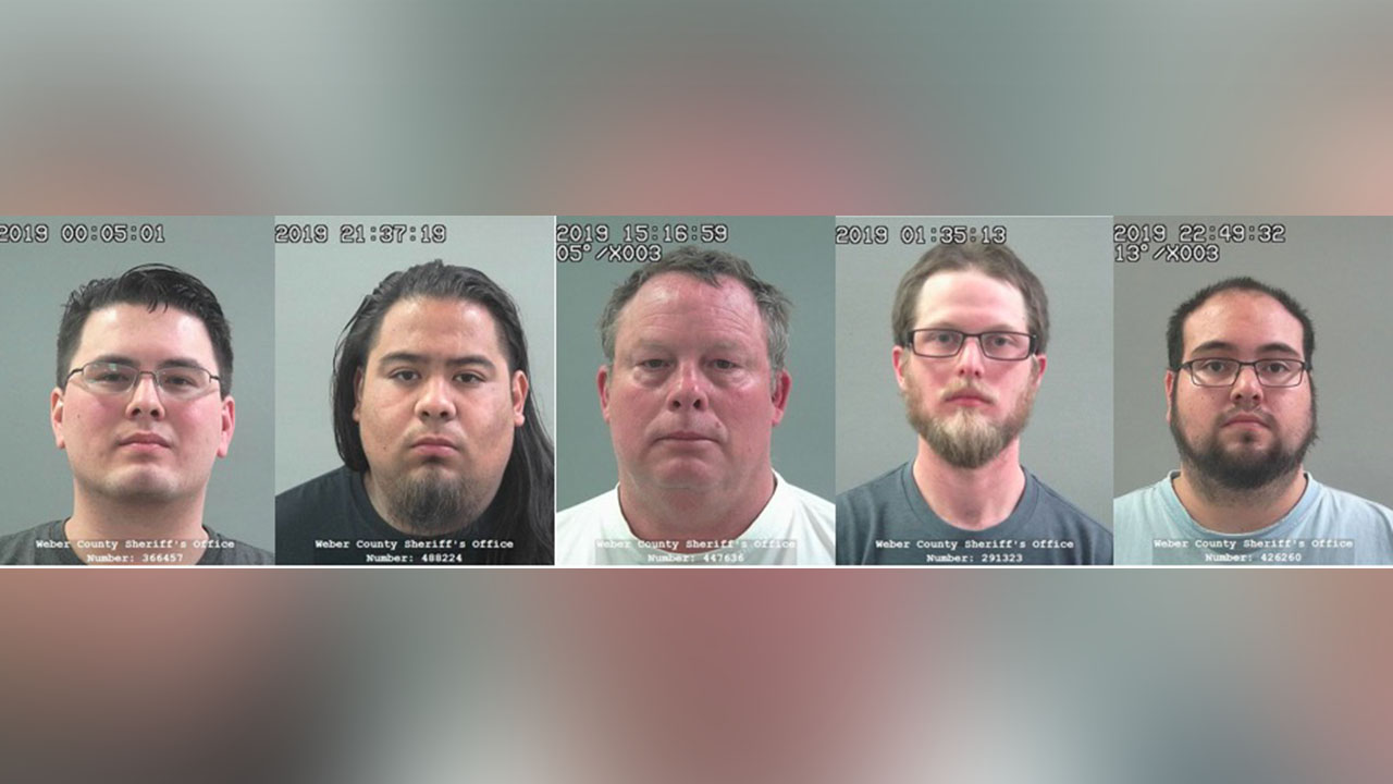 Weber County sting nets five men police say attempted to entice a minor