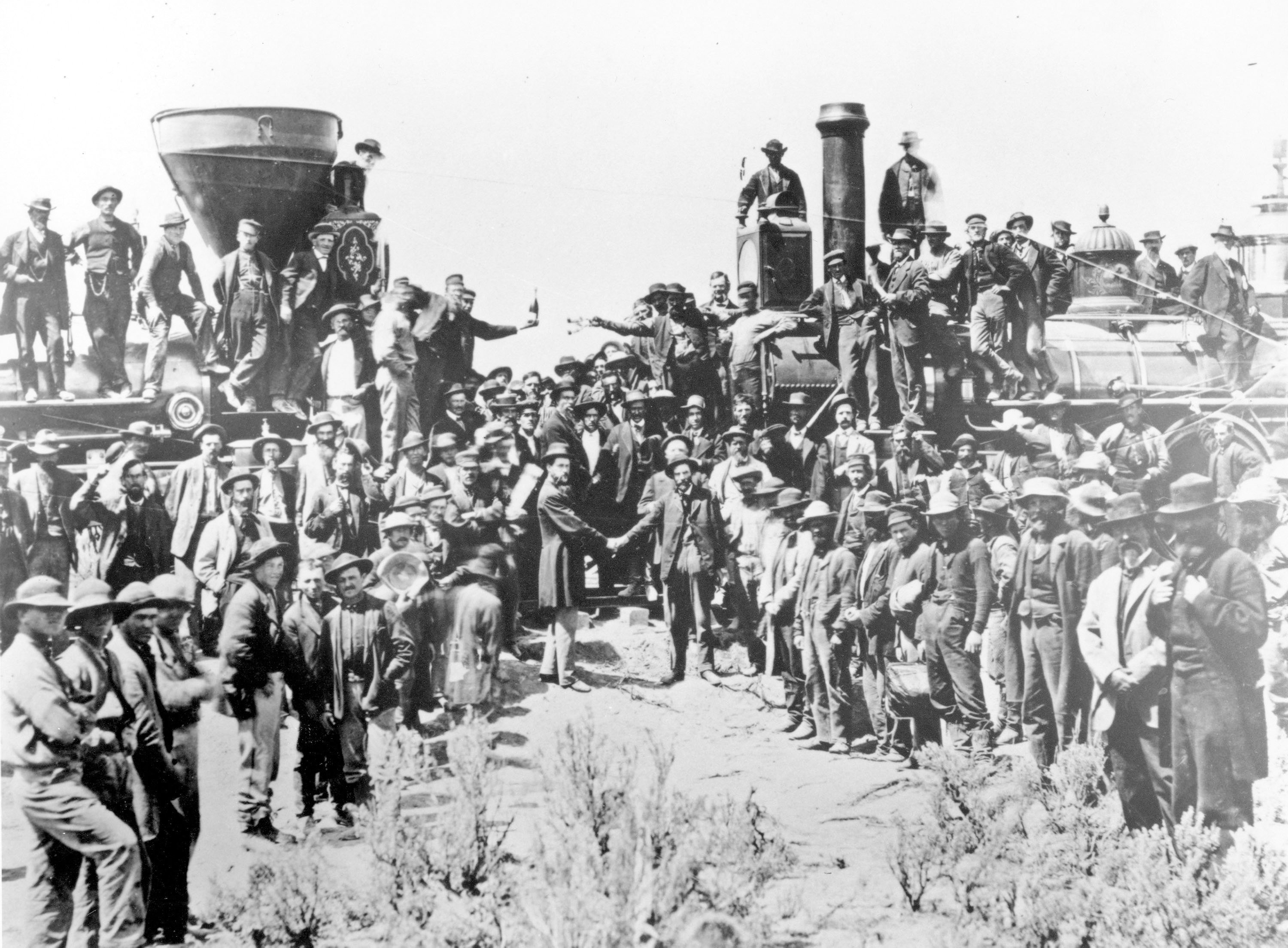 AP Was There: 1869 railroad completion ushered in new era