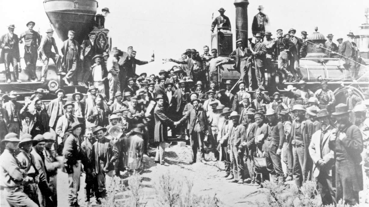 AP Was There: 1869 railroad completion ushered in new era
