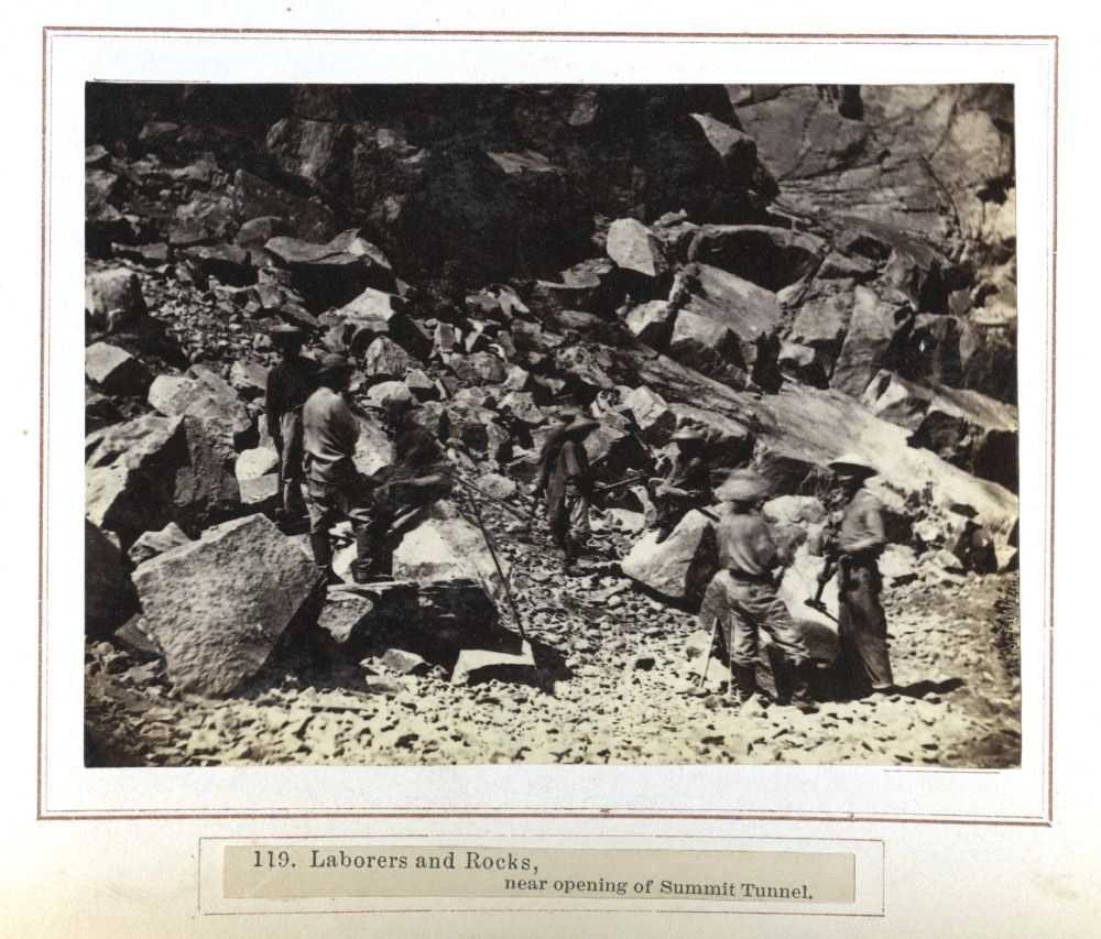 The Latest: Chinese rail workers hailed at anniversary event