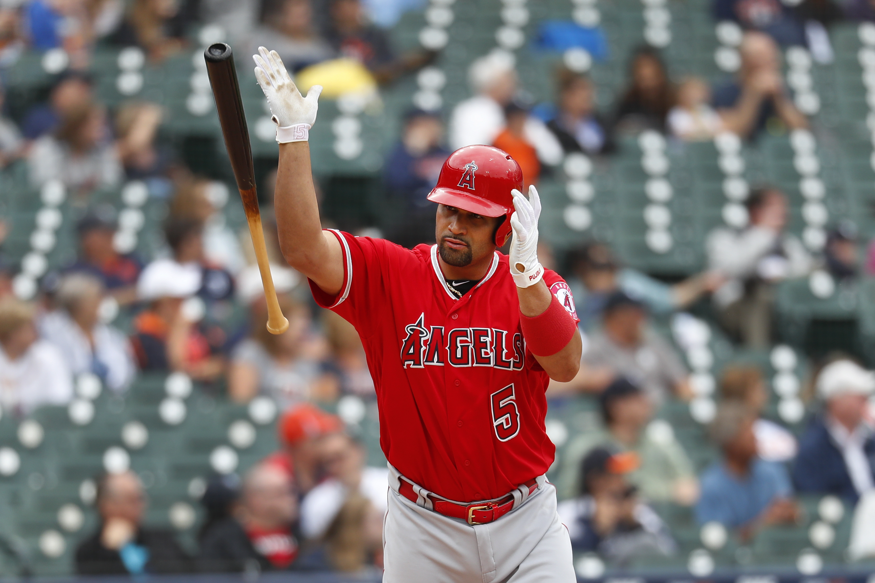 Pujols reaches 2,000 RBIs, joins Aaron and Rodriguez