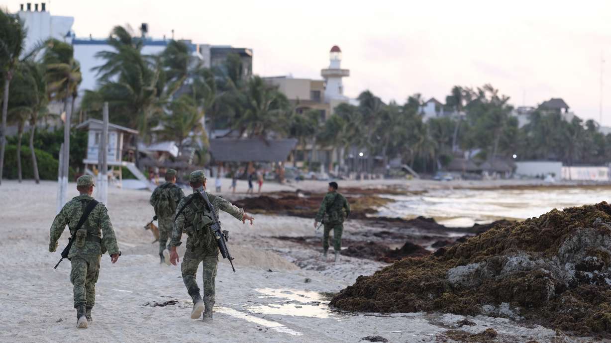 Mexico's prized beaches threatened by smelly algae invasion