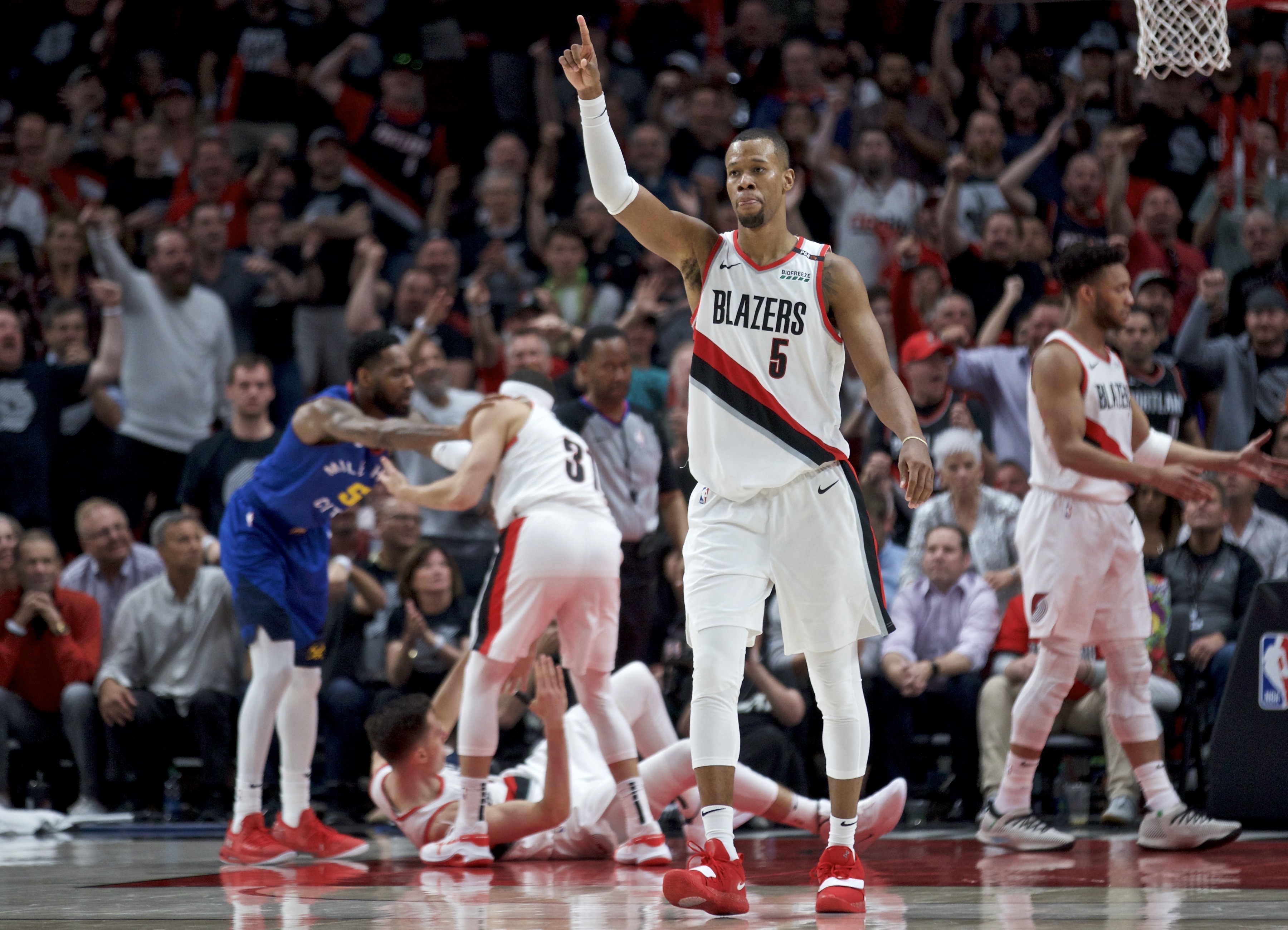 Trail Blazers beat Nuggets 119-108, force series to Game 7