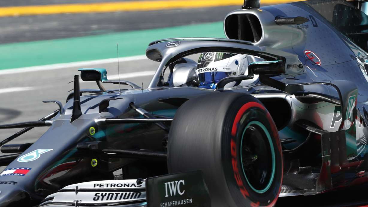 Bottas, Hamilton top Spanish GP practice for Mercedes