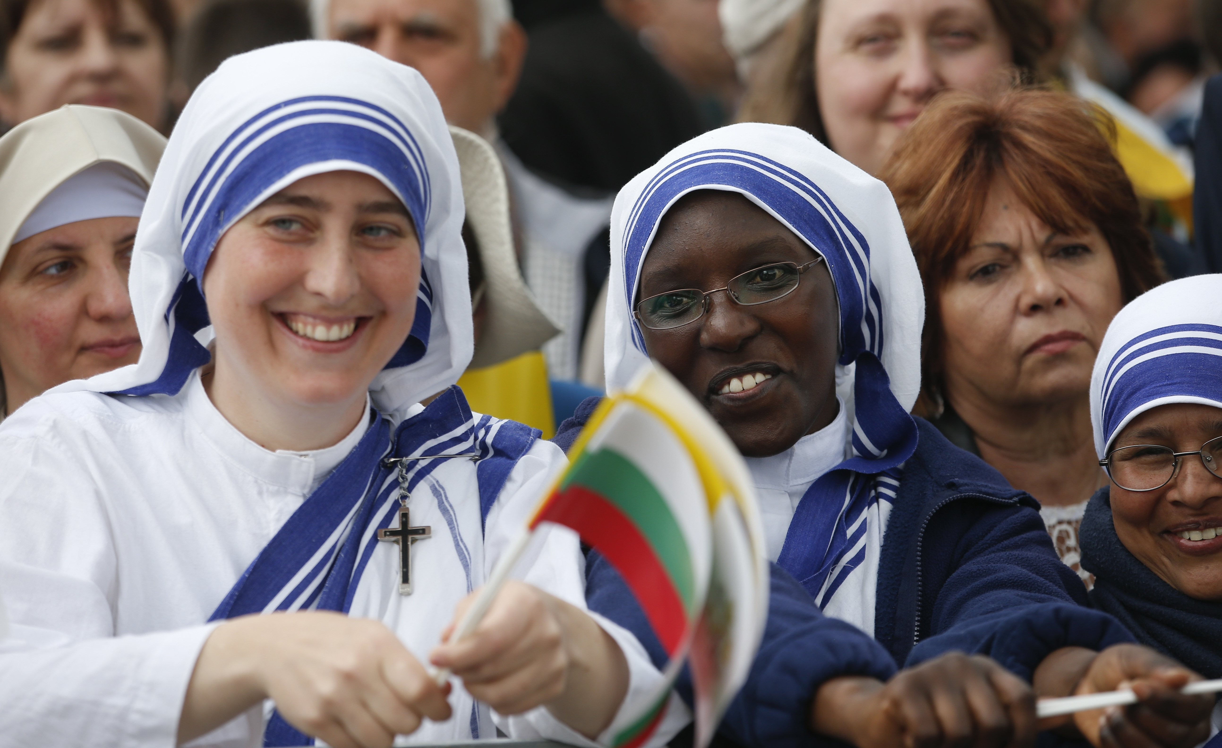 Pope vows to fight nun abuse, urges service not servitude