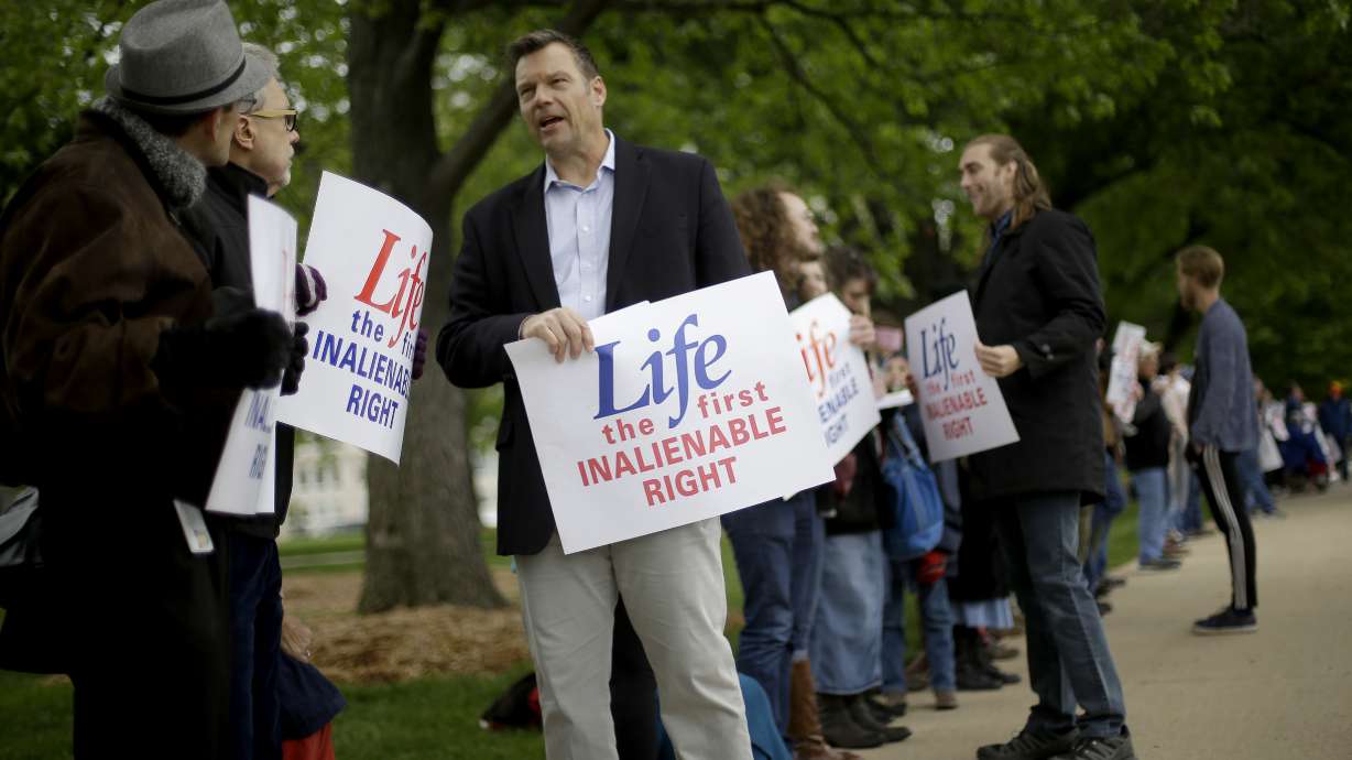 Anti-abortion rally blasts lawmaker who badgered protesters