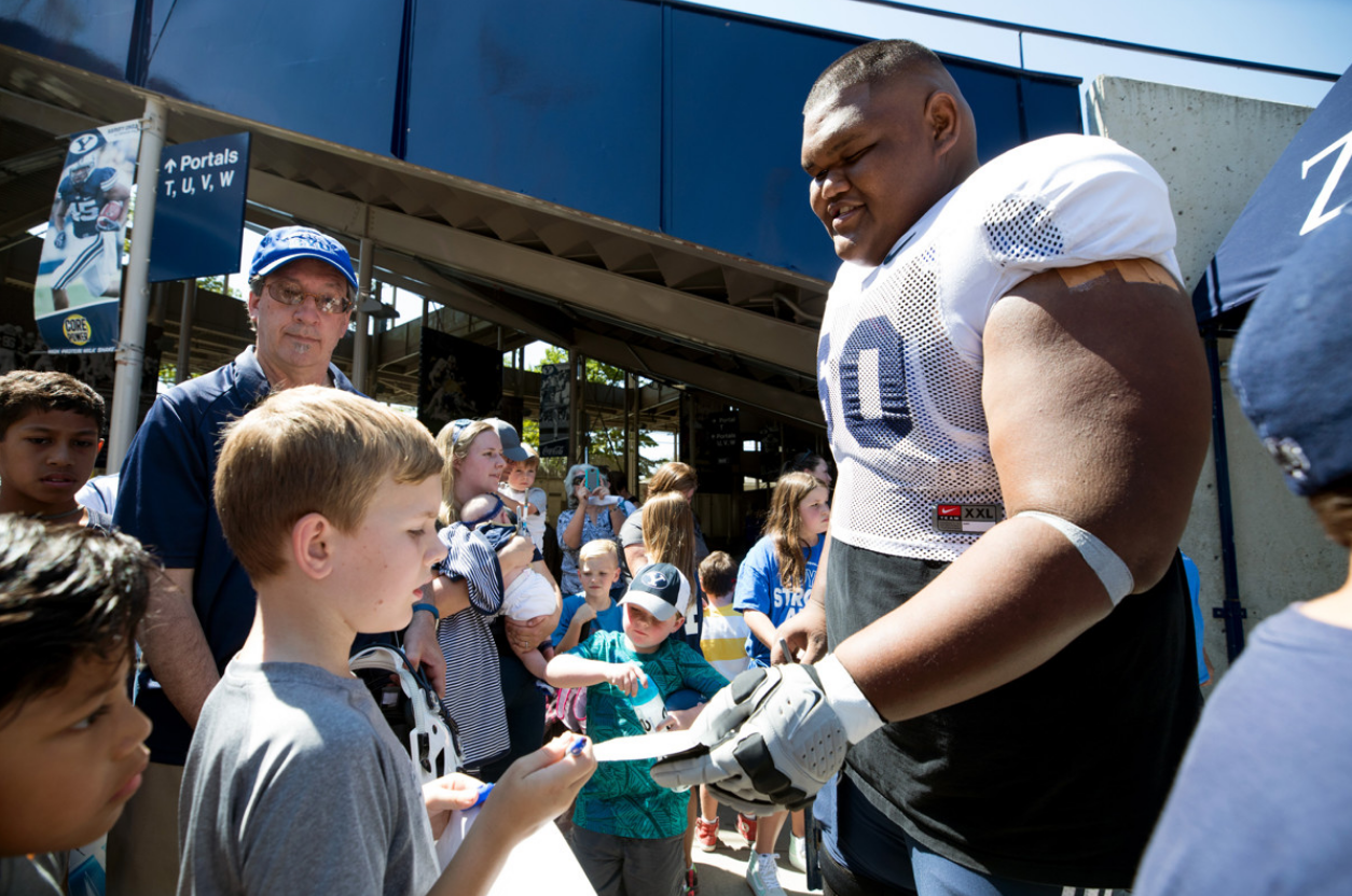Behemoth BYU lineman Mo Langi explains his retirement from football