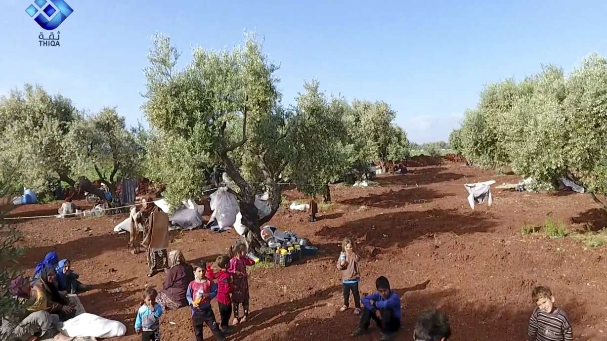 The Latest: 11 UN council nations urge Idlib cease-fire