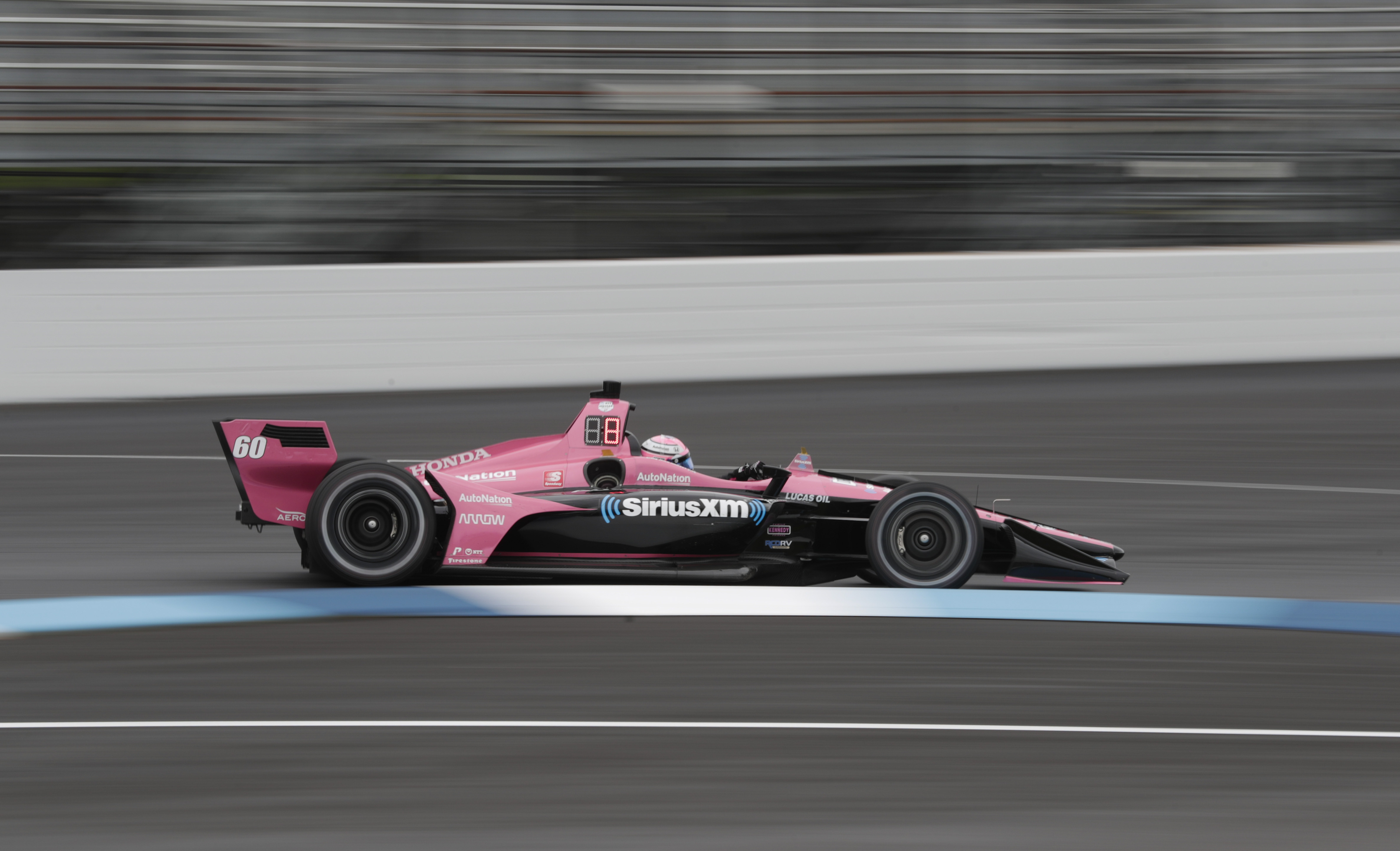 Rookie Rosenqvist claims 1st pole at IndyCar Grand Prix