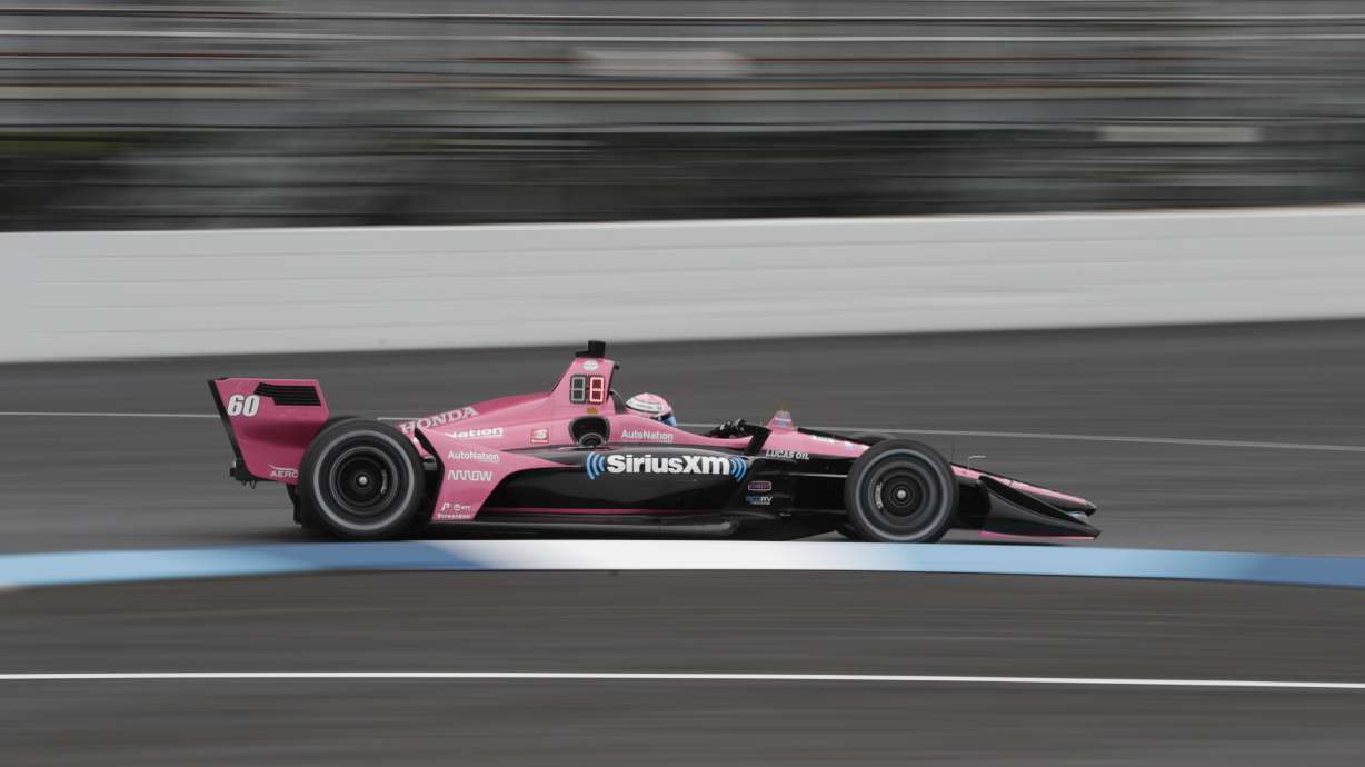 Rookie Rosenqvist claims 1st pole at IndyCar Grand Prix