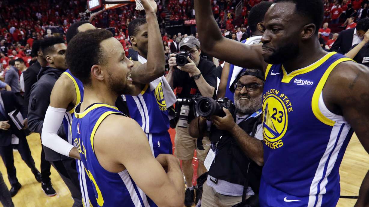 Warriors move to conference finals despite missing Durant