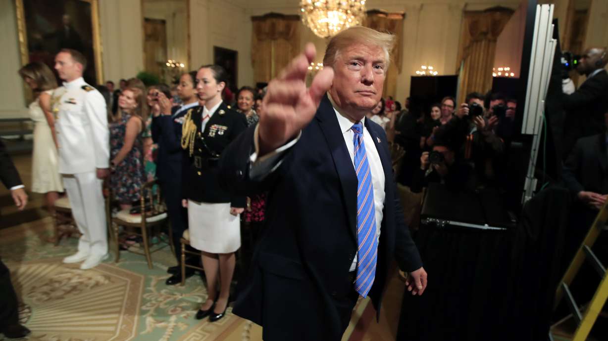 Self-impeach? Talk shifts toward Trump defiance of Congress