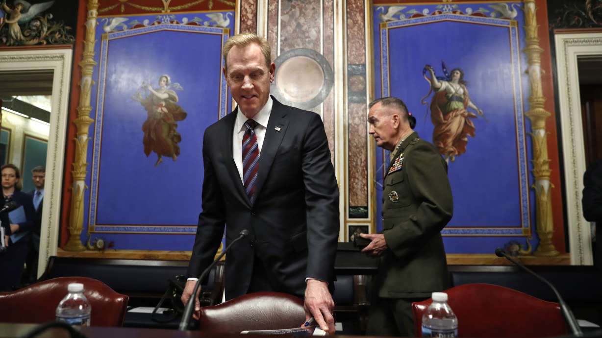 The Latest: Shanahan says troops aim to help secure border