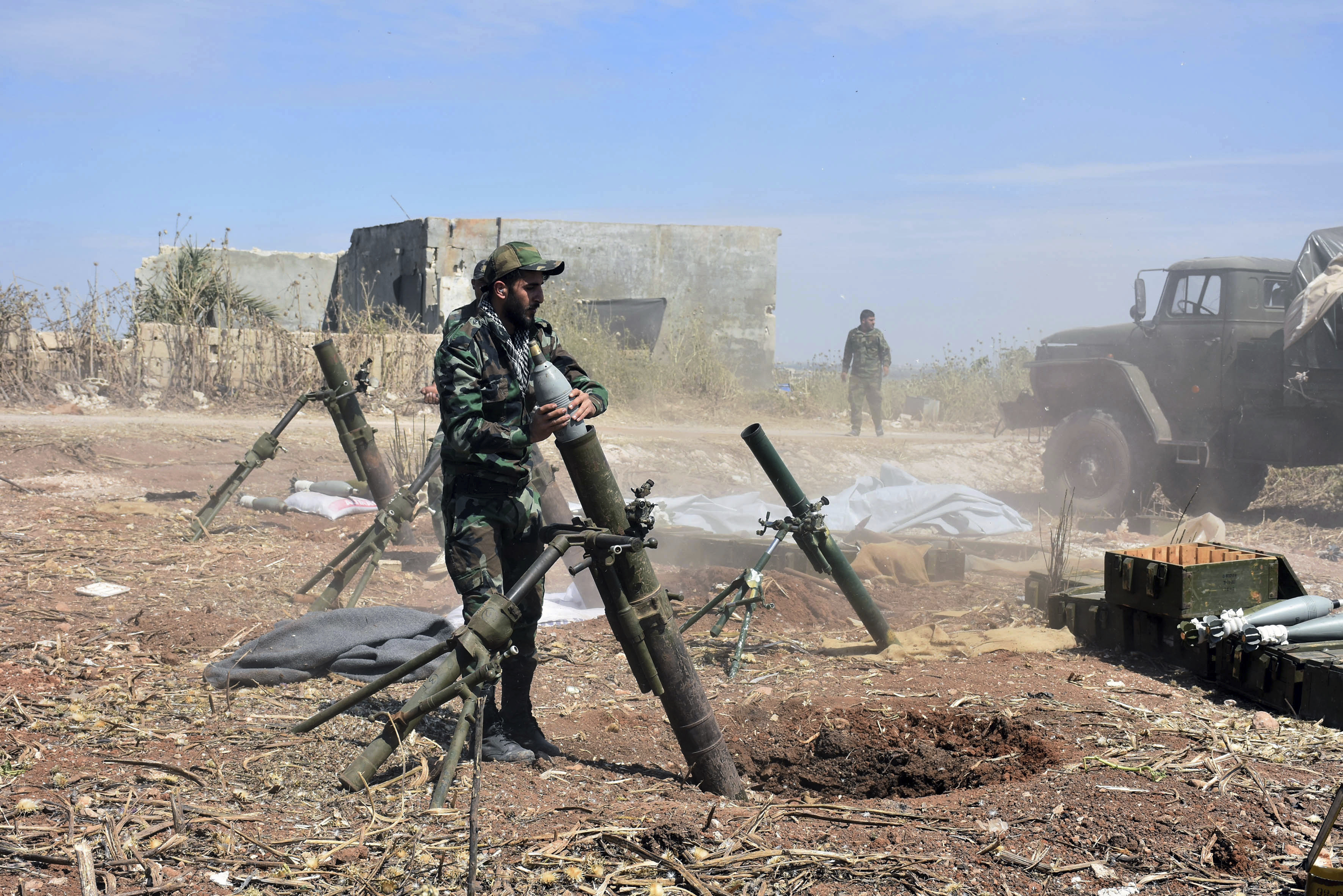 Syrian troops capture 5 villages in last rebel stronghold
