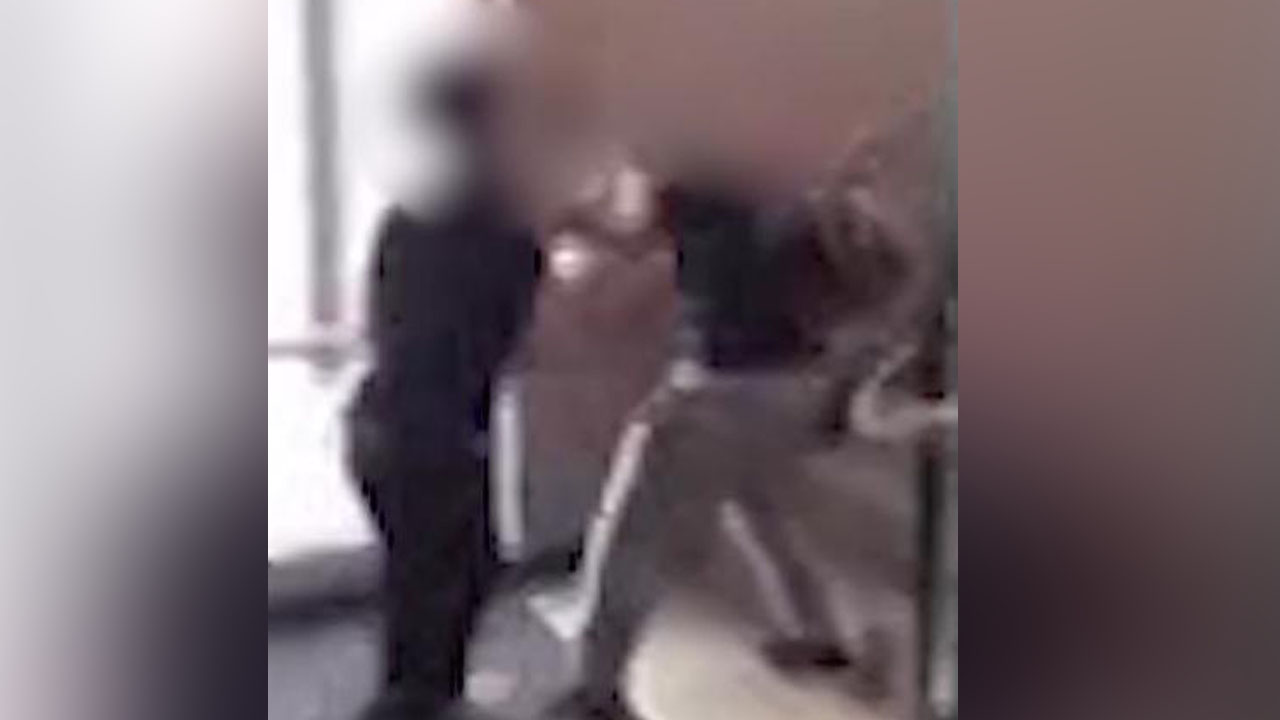 Cellphone video caught images of a May 1, 2019, fight at Orem High School that left a 16-year-old with a broken jaw. Police say he was injured in an attack on campus by a student from a different school. (Photo: Courtesy 16-year-old victim's family)