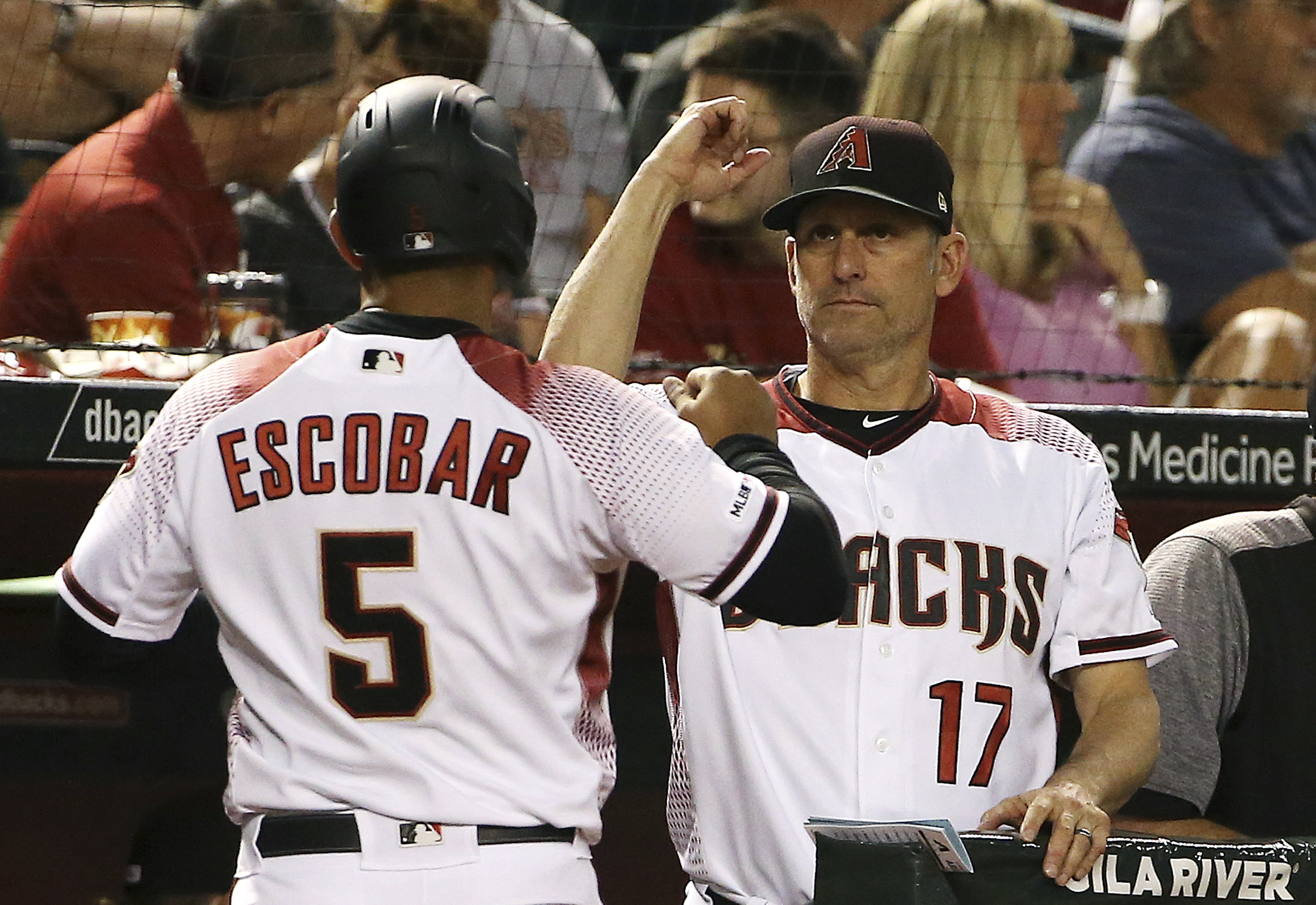 Escobar, Walker go deep, Diamondbacks roll past Pirates 9-3
