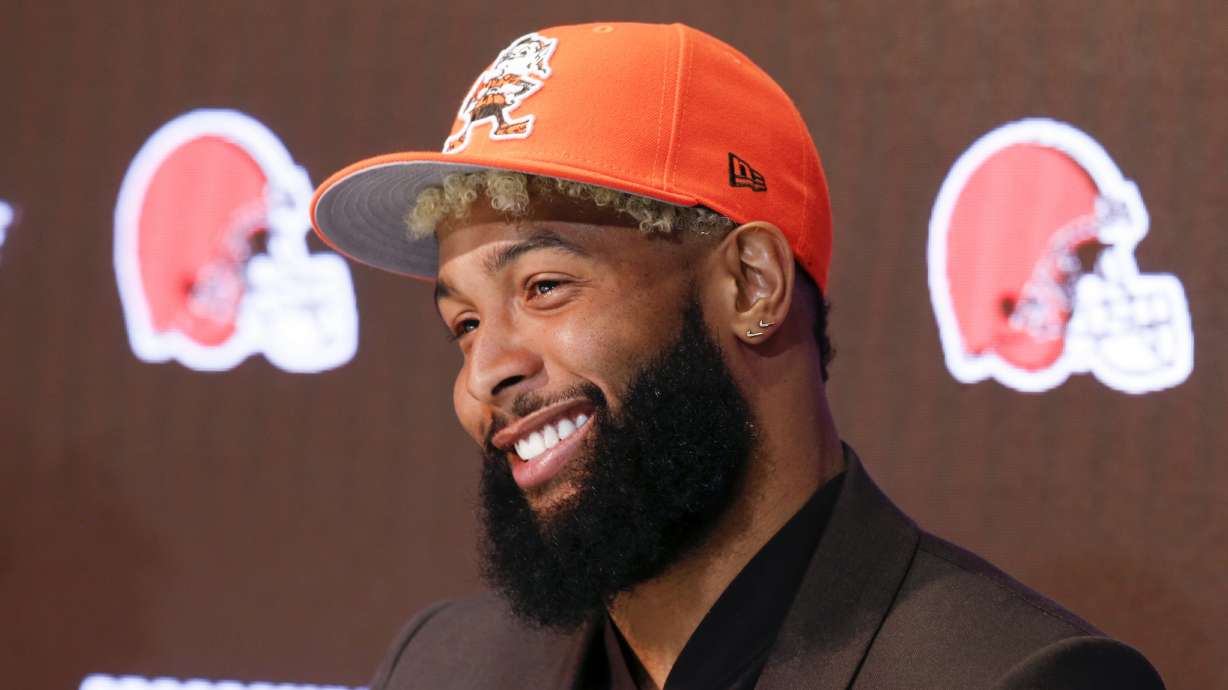 Odell Beckham Jr. practicing with Browns for first time