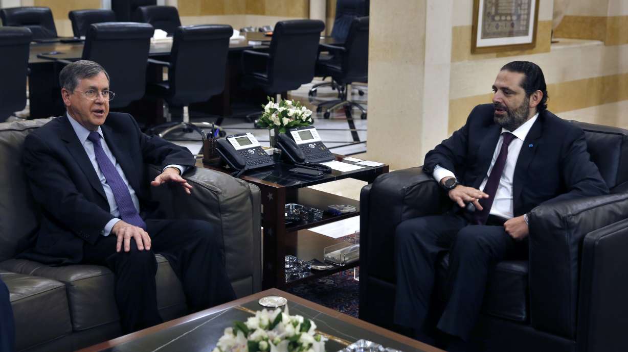 US official in Beirut to discuss border dispute with Israel