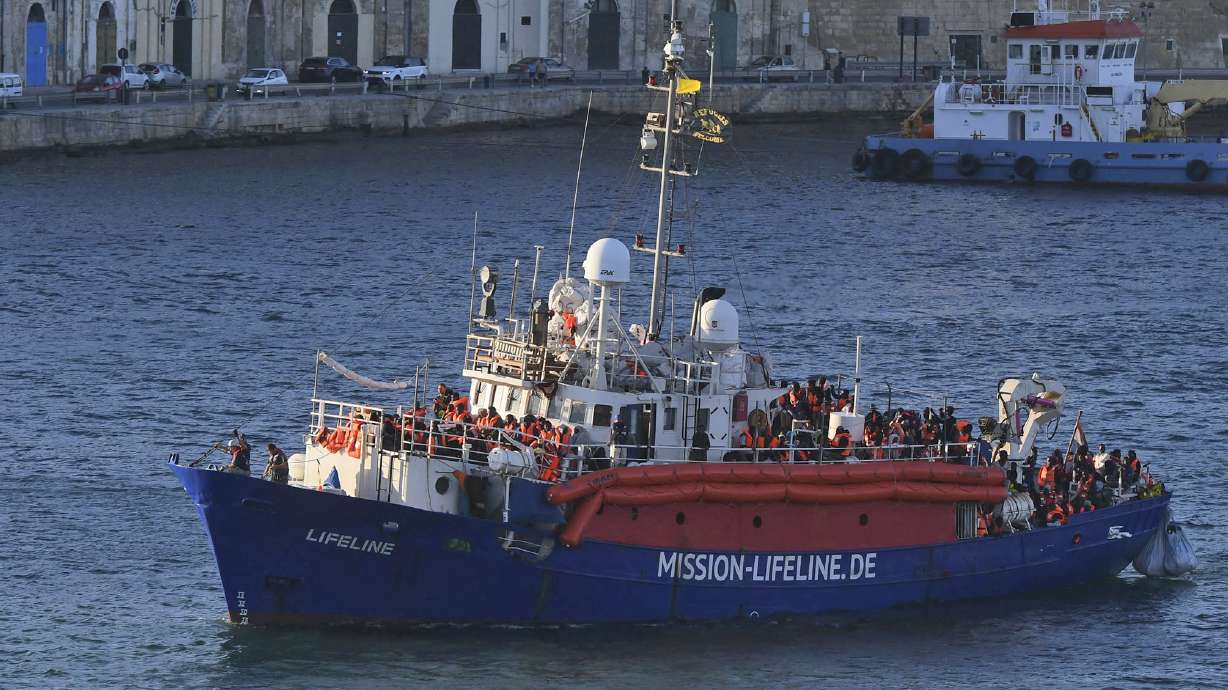 The Latest: EU agency reports drop in migrant arrivals