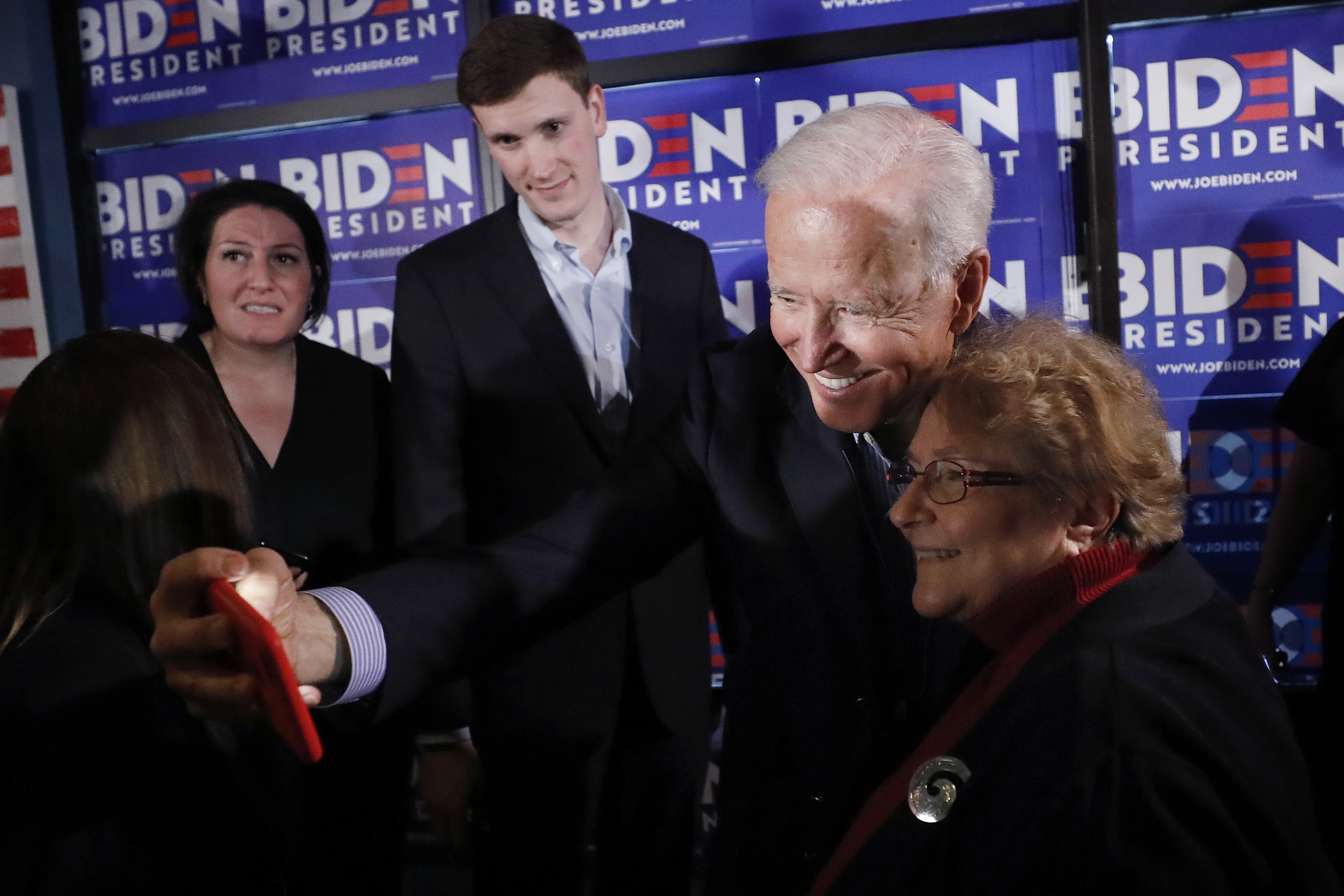 Joe Biden steps up the retail politics in New Hampshire