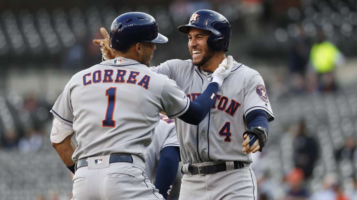 Astros rout Tigers 11-4, extend winning streak to 7