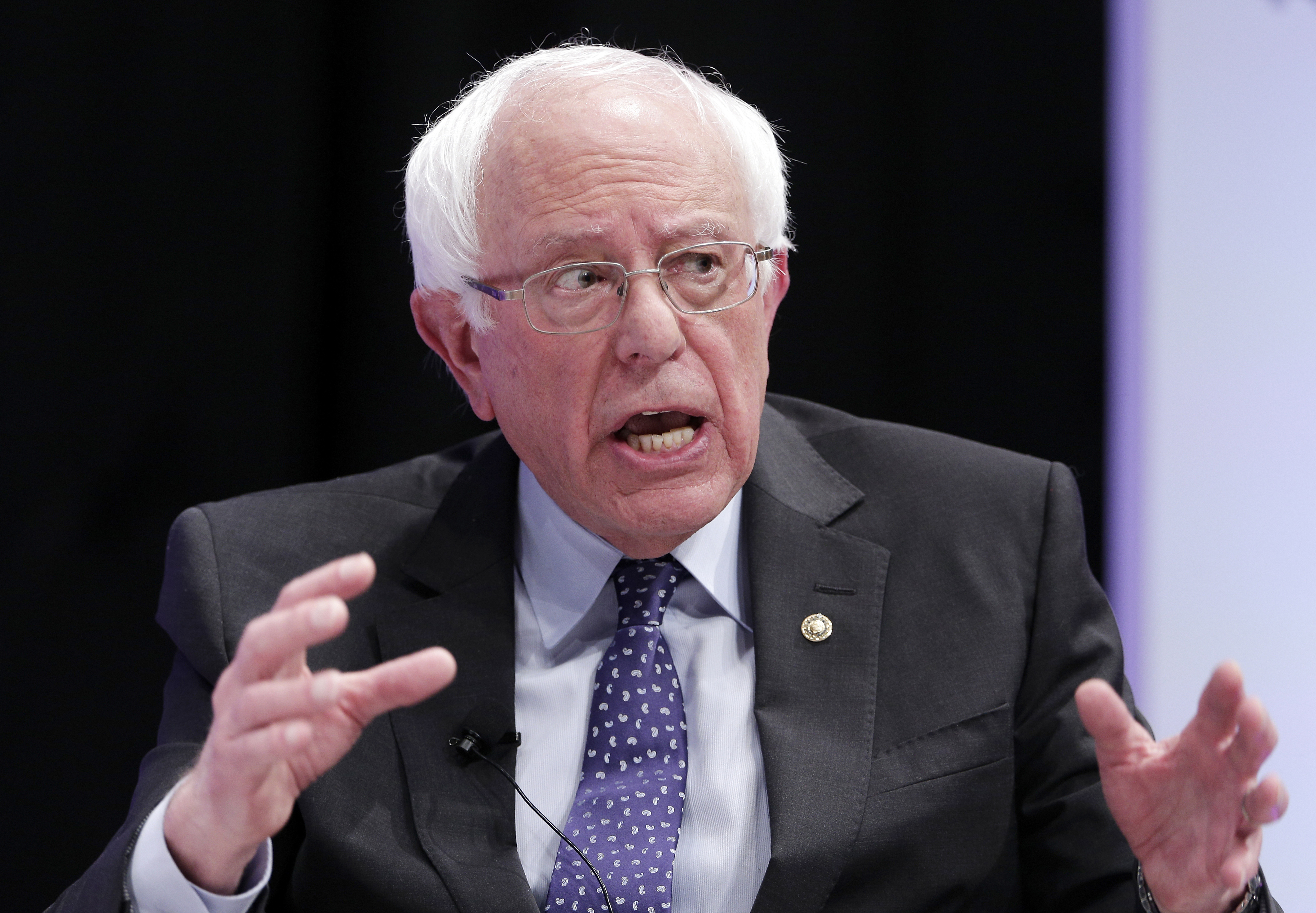 Bernie Sanders zeros in on Joe Biden as his favorite foil