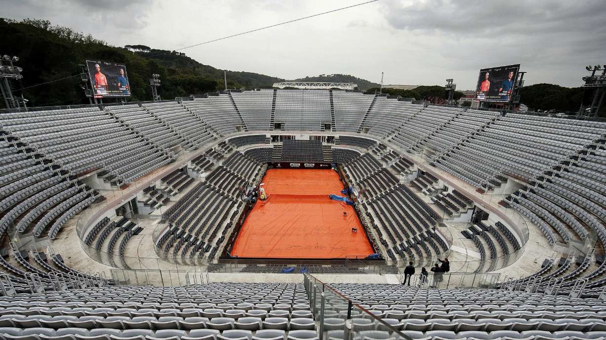 Rain postpones Federer, Nadal and Djokovic matches in Rome