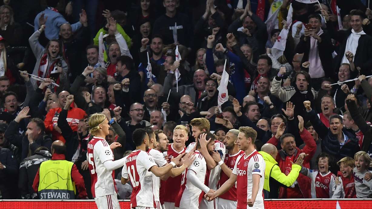 Ajax wins Dutch title, enters Champions League prelim rounds