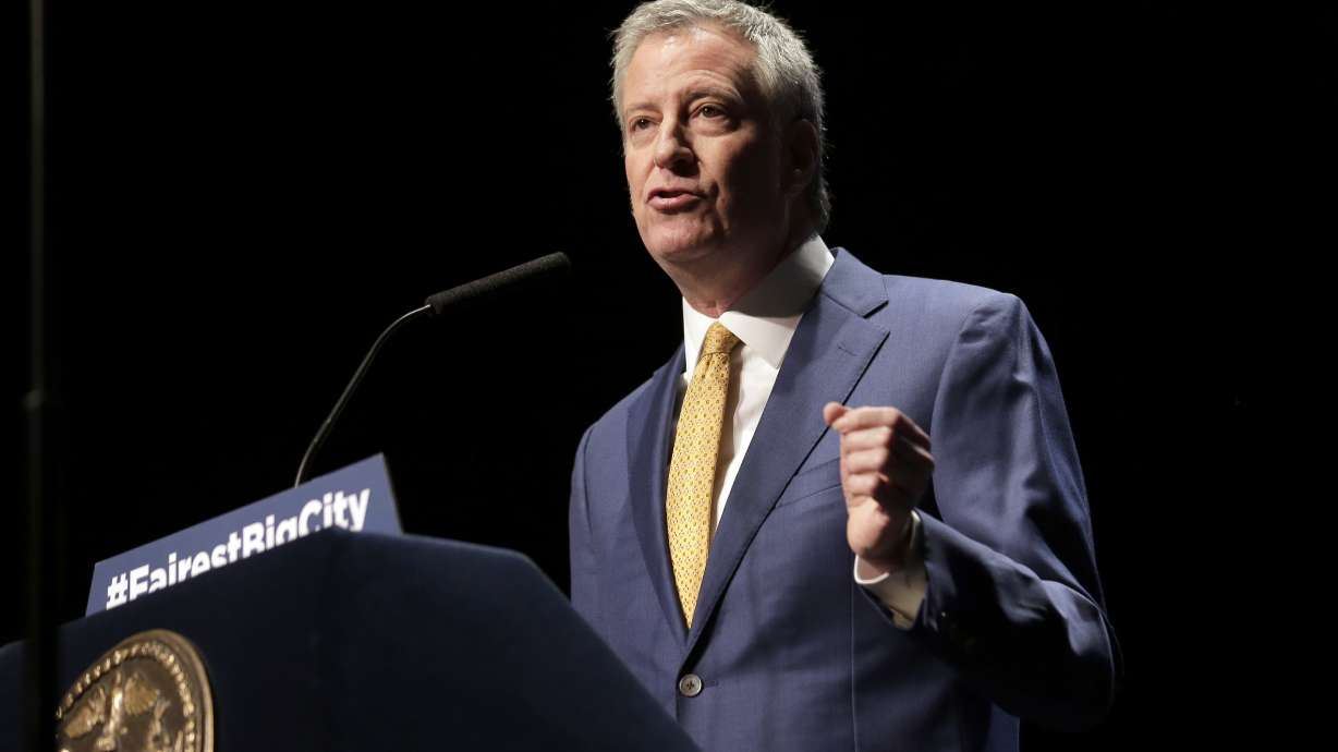 The Latest: Trump and de Blasio already trading insults