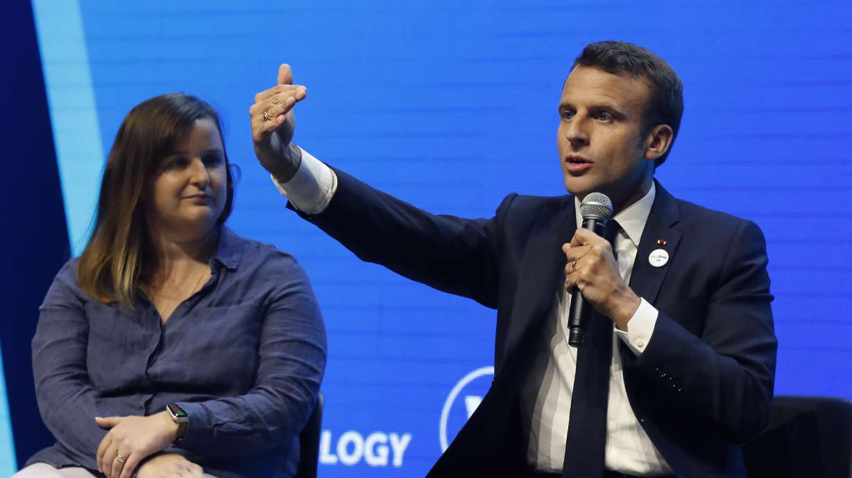 Struggling Macron pleads for stronger Europe before EU vote