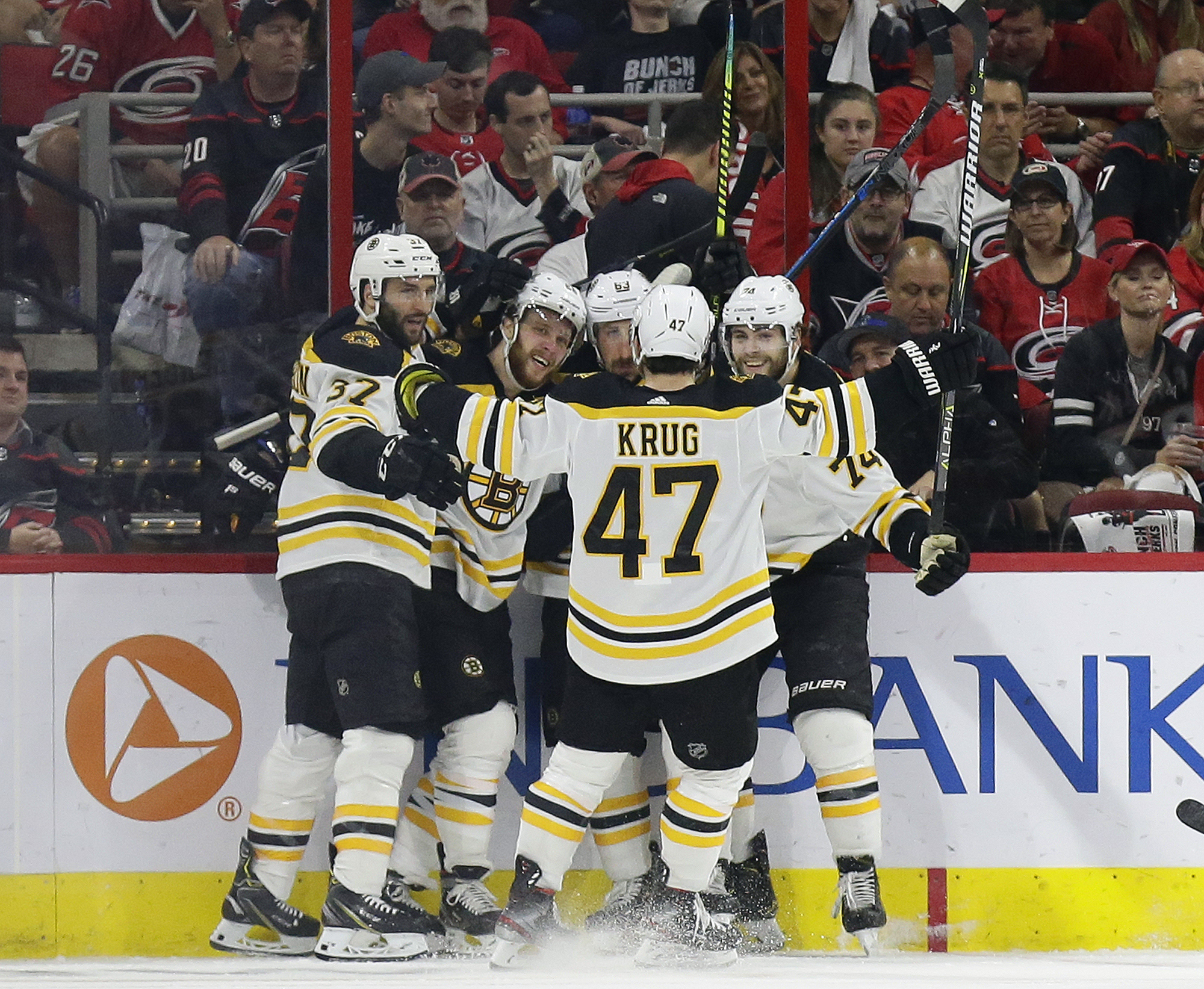 Bruins sweep Hurricanes to reach Stanley Cup Final
