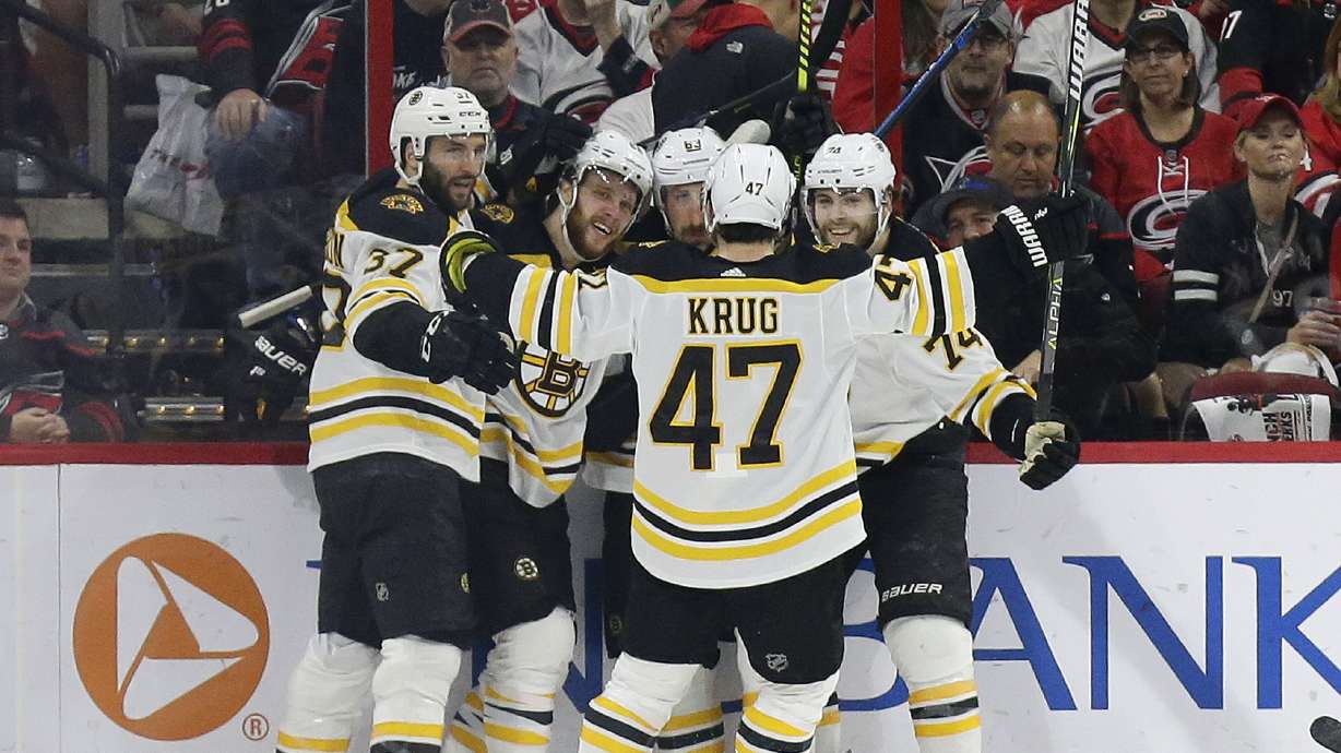 Bruins sweep Hurricanes to reach Stanley Cup Final