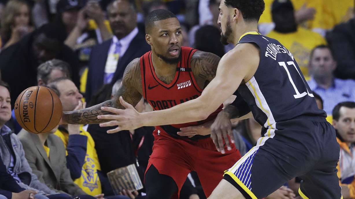 Warriors rally from 15 down at halftime, hold off Blazers
